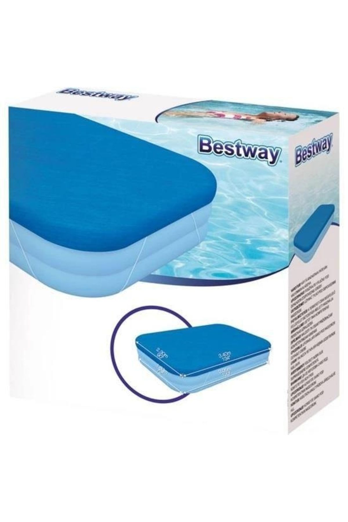 Bestway Dikdörtgen Havuz Örtüsü 305 Cm X 183 Cm 58108