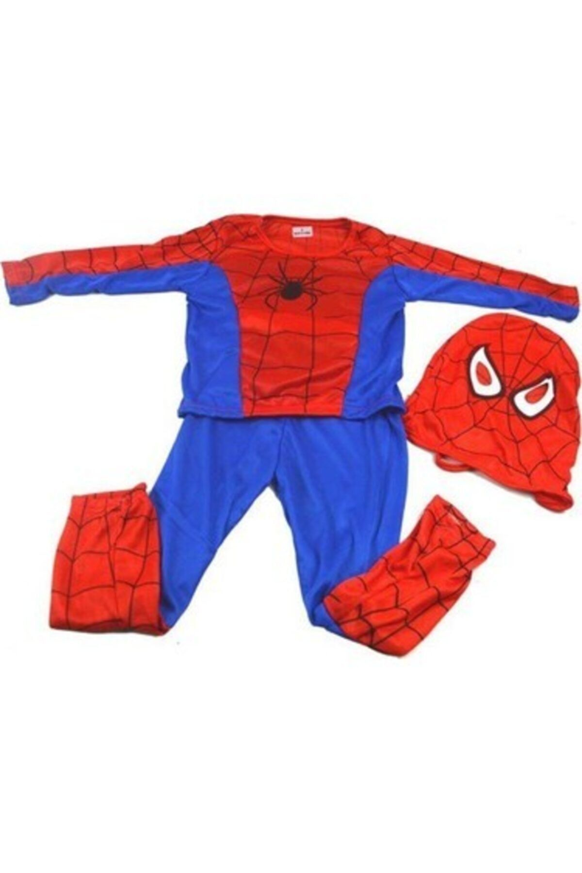 DİSNEY Spıderman Kostüm 3 - 4 Yaş Spiderman Kostümü - Örümcek Adam Spider Man Parti Kostüm
