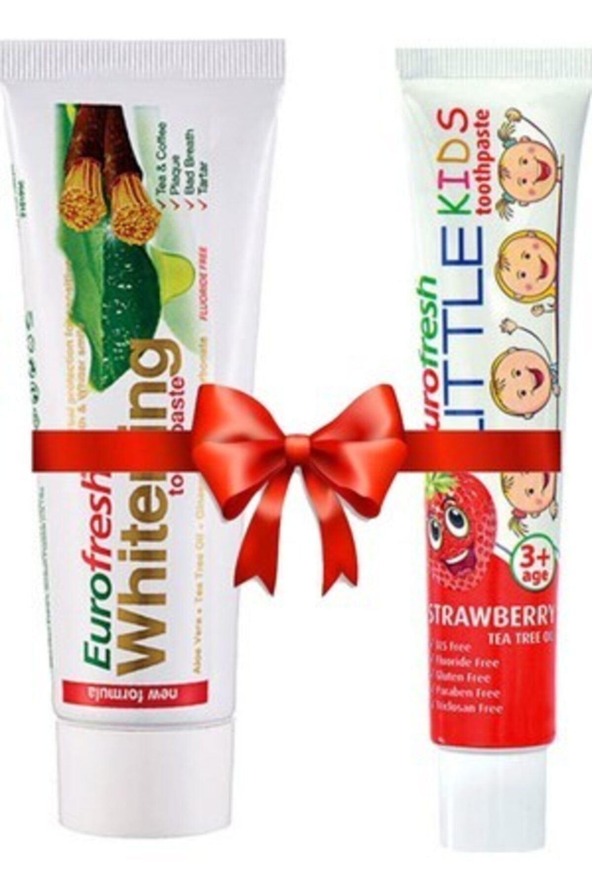Farmasi Aloe Veralı Misvaklı Beyazlatıcı 112 gr Üzeri Çocuk Ve Hassas Dişler İçin Diş Macunu 50 gr