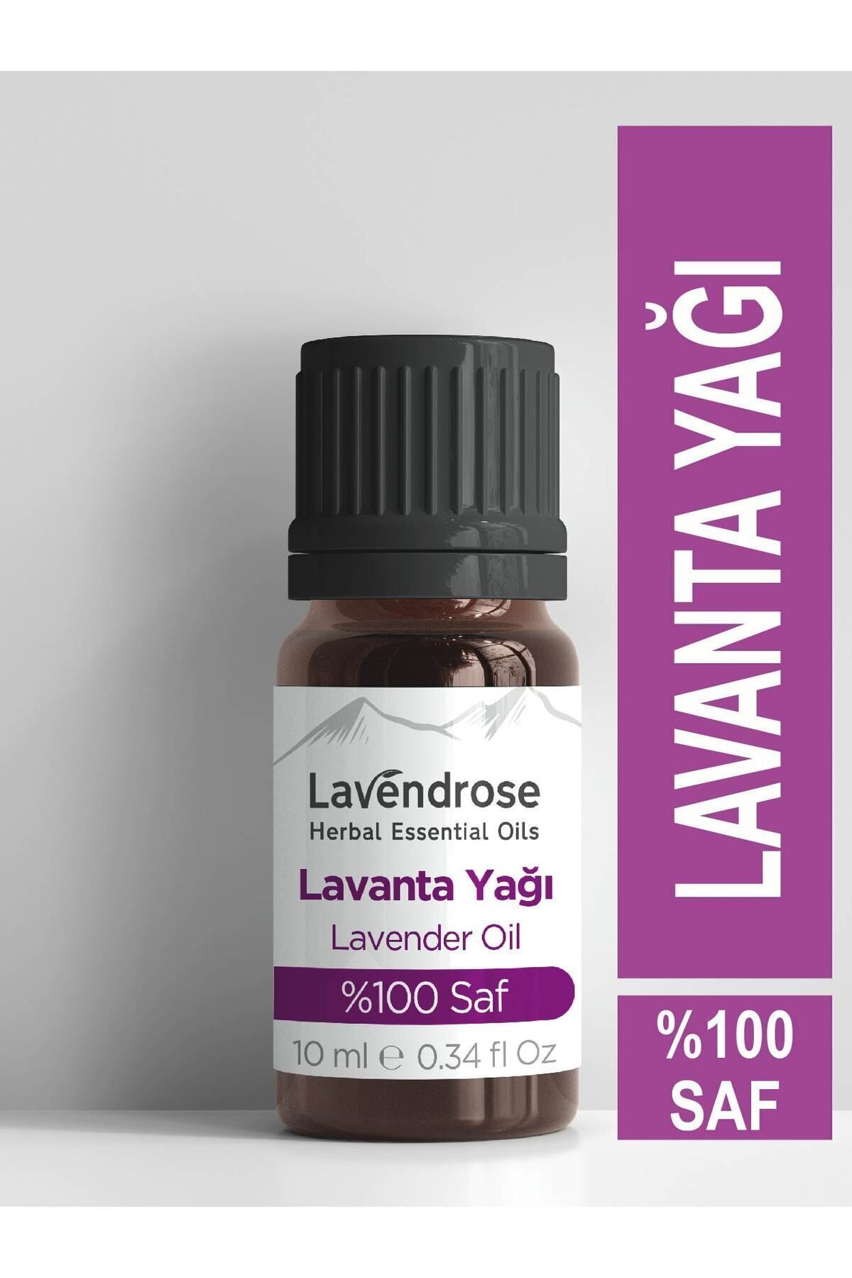Lavendrose Lavanta Yağı %100 Saf - Bitkisel Aromaterapi Lavanta Uyku Ve Stres Yağı 10ml - Uçucu Yağ