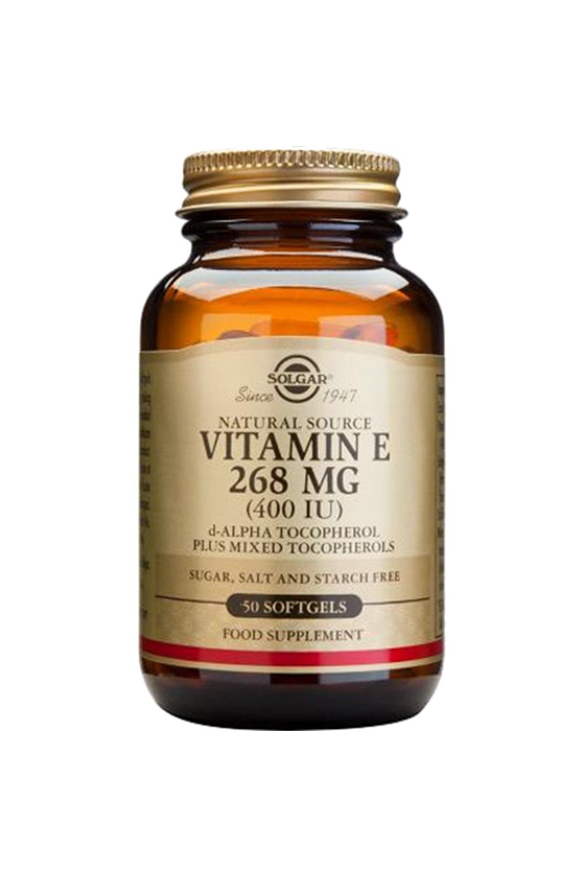 Solgar Vitamin E 400 Iu 50 Softgel