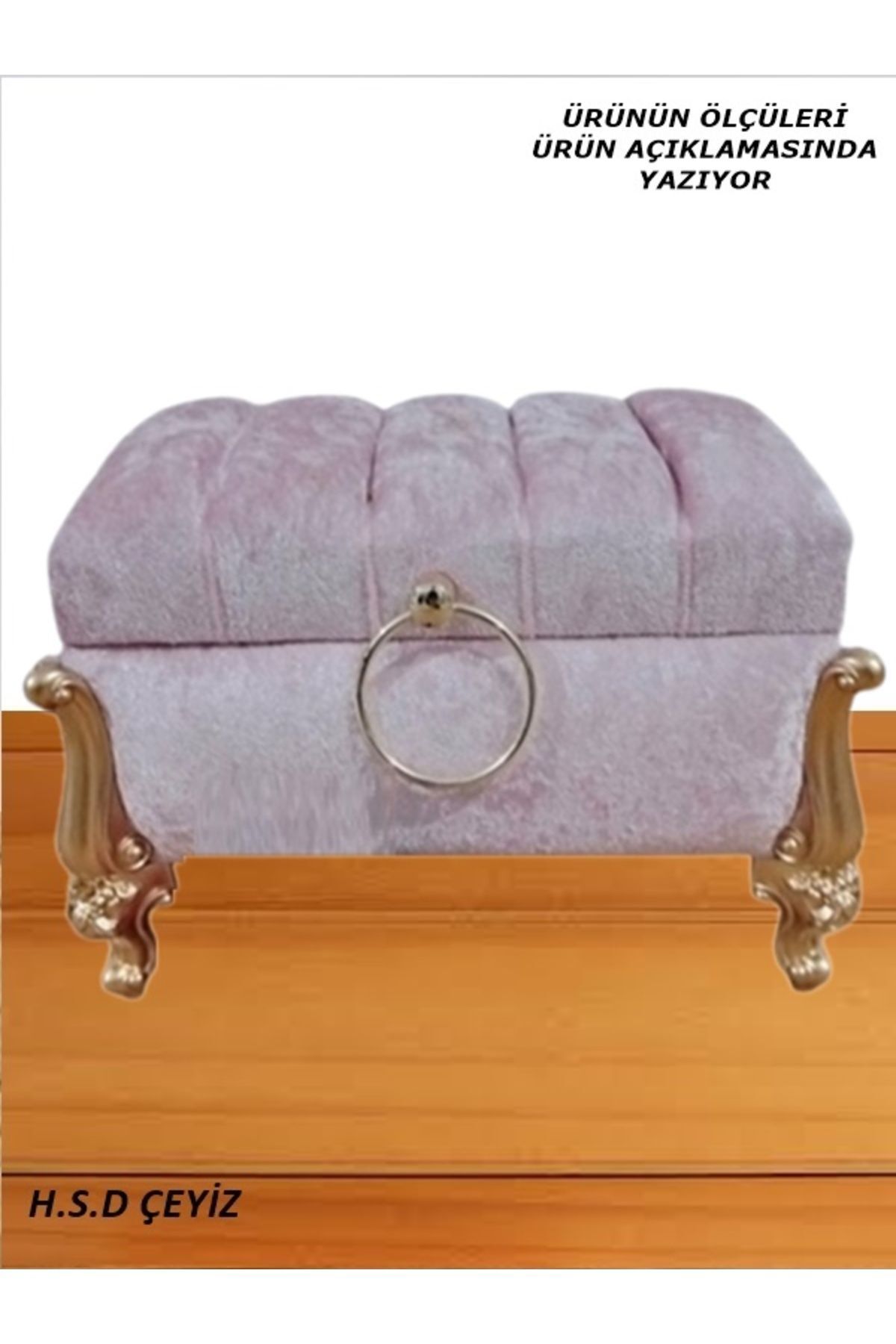 Sandık Dünyası Çeyiz Sandığı Nişan Gelin Damat Makyaj Sandık 0206