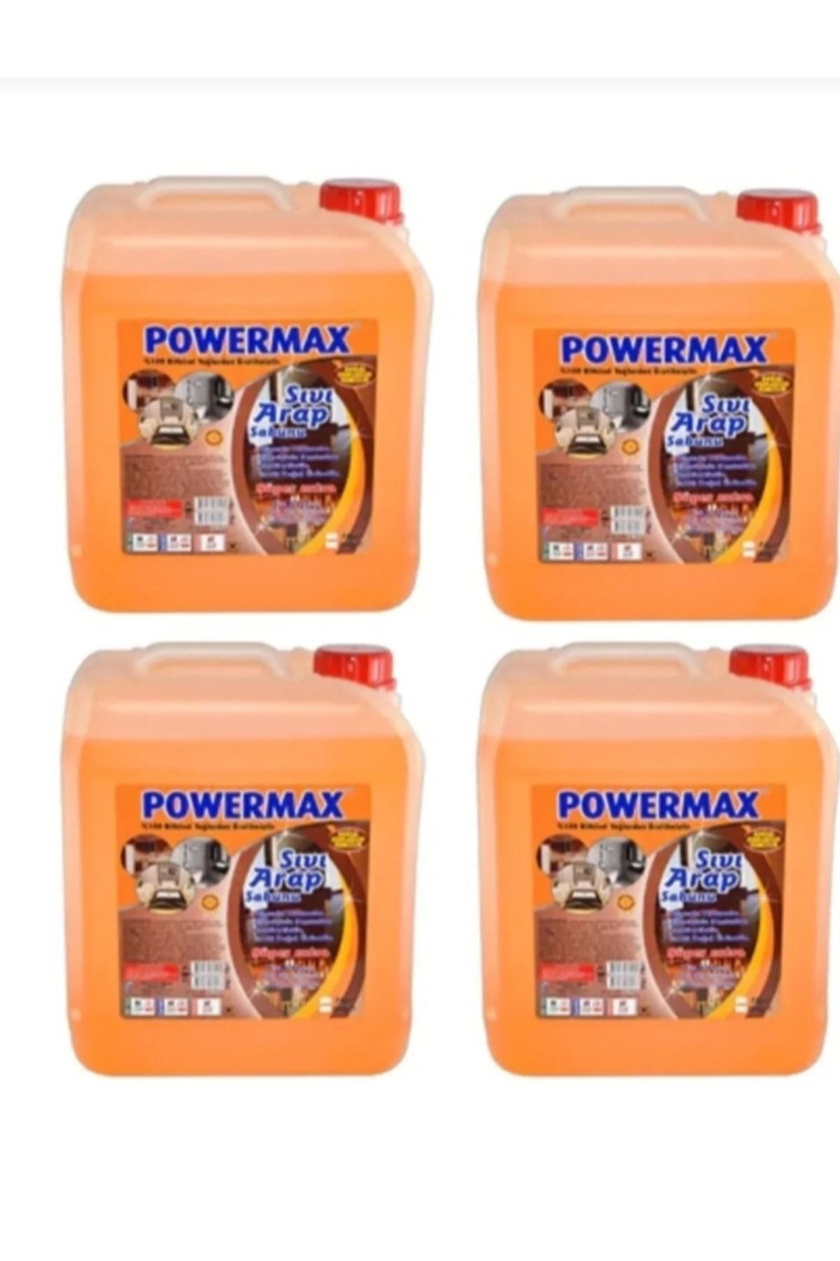 powermax Barlas Sivi Arap Sabunu 4 × 5 Kilo, Yüzey Temizleyici, Yoğun Temizlik Sabunu