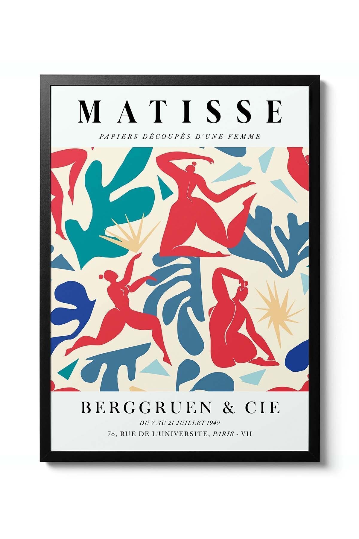 Taranist Çerçevesiz Poster Henri Matisse Poster 33x48 cm Kalın Kuşe Modern Sanat