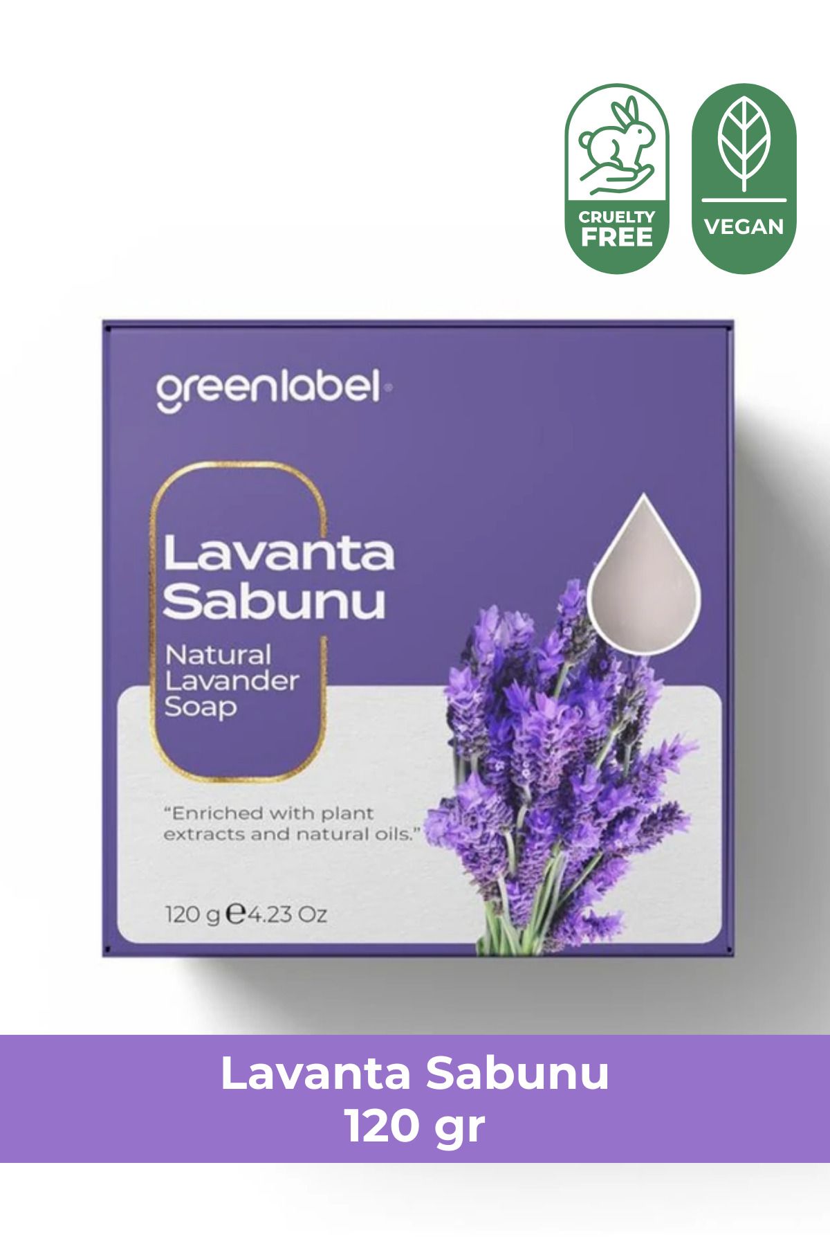 Green Label Lavanta Sabunu Natural Sebum Ve Nem Dengeleyici 120gr.