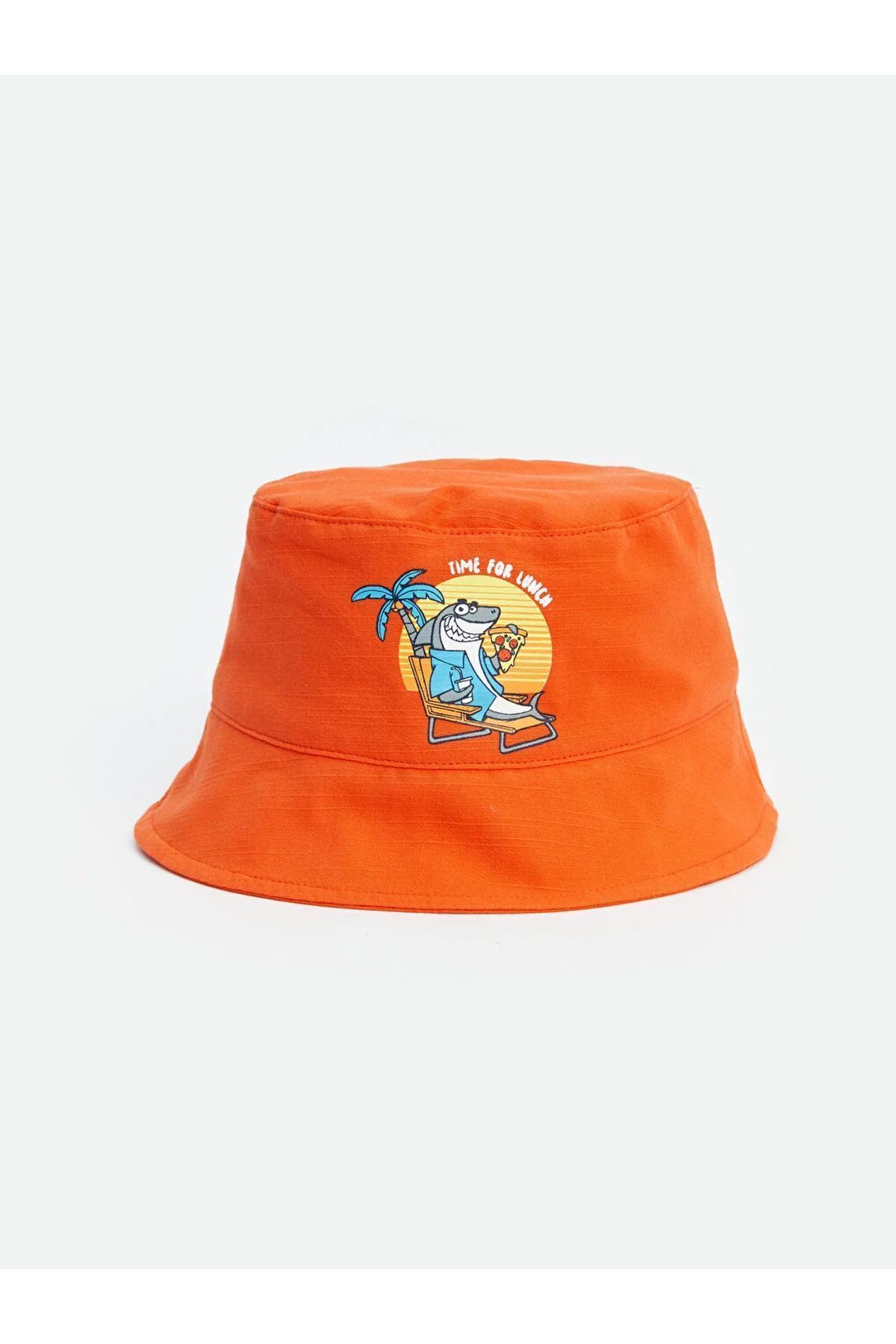 LC Waikiki LCW ECO Baskılı Erkek Çocuk Bucket Şapka