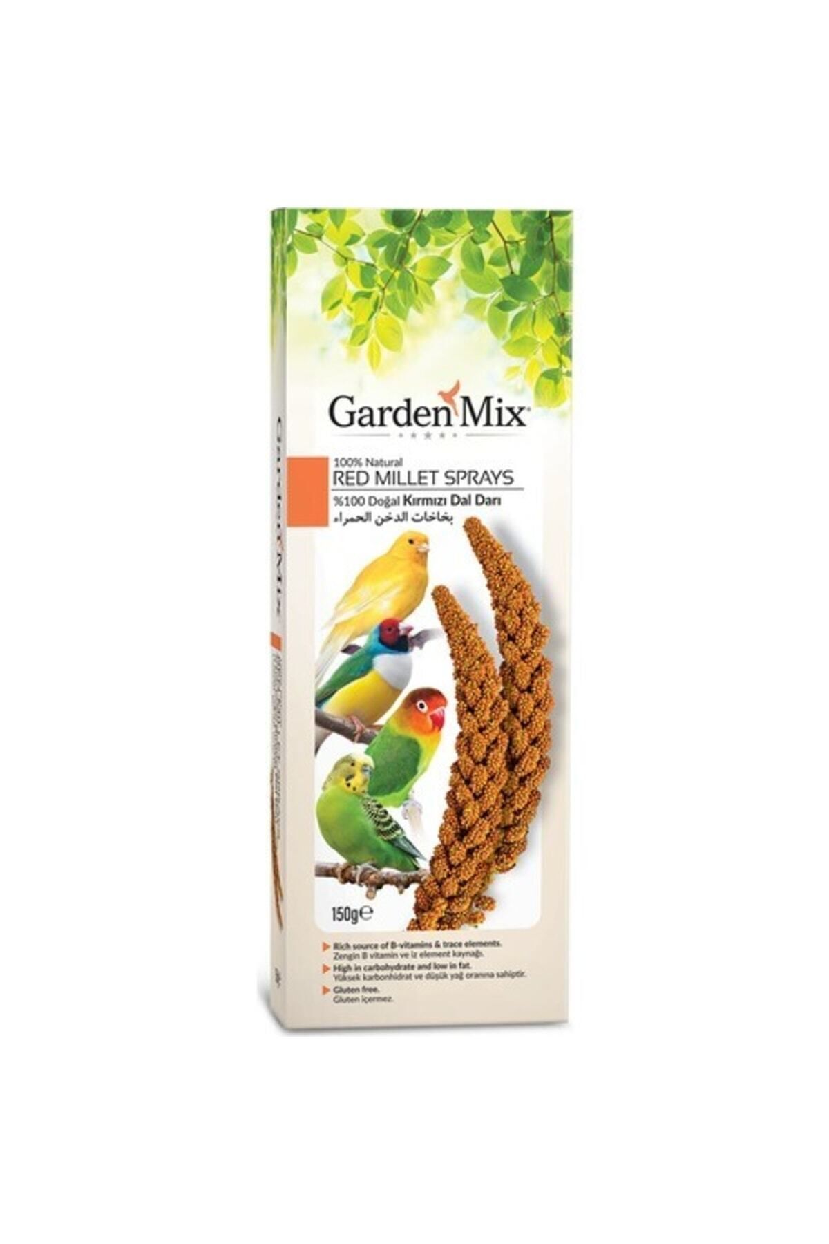 Gardenmix Kızıl Dal Darı 150 gr Yüksek Besin Değerli