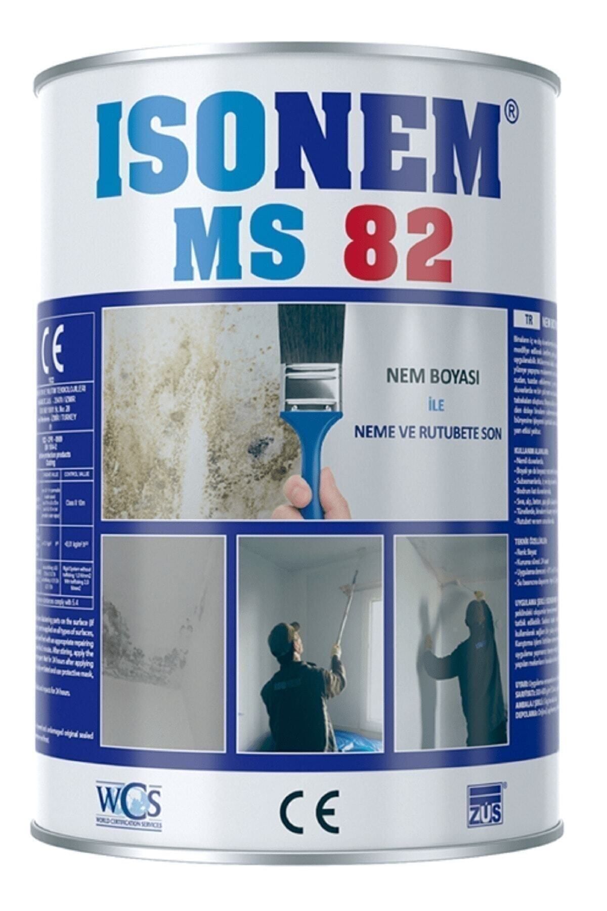 Isonem Ms 82 Nem Ve Rutubet Boyası 5 Kg. Beyaz