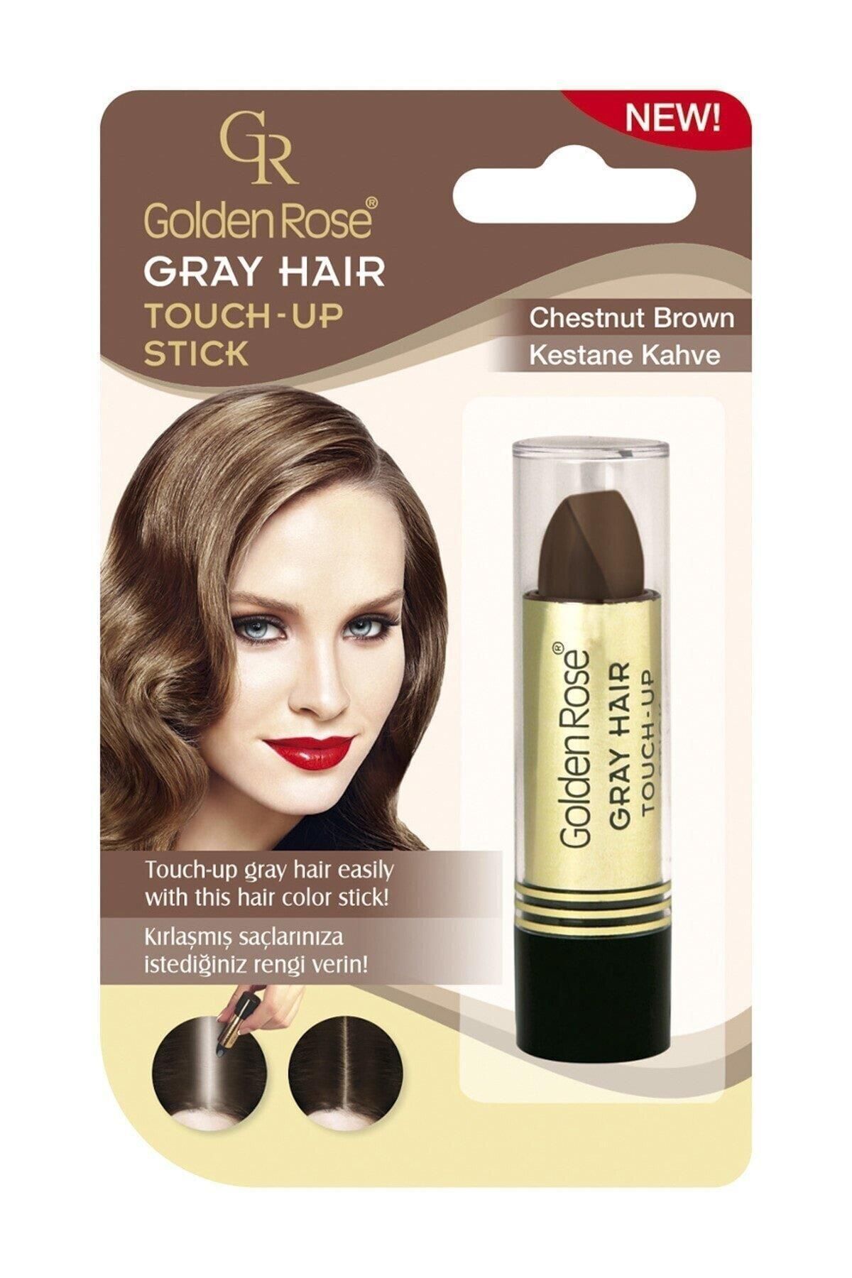 Golden Rose Grey Hair No:07 Chestnut Brown- Saç Beyazlarını Kapatan Stick