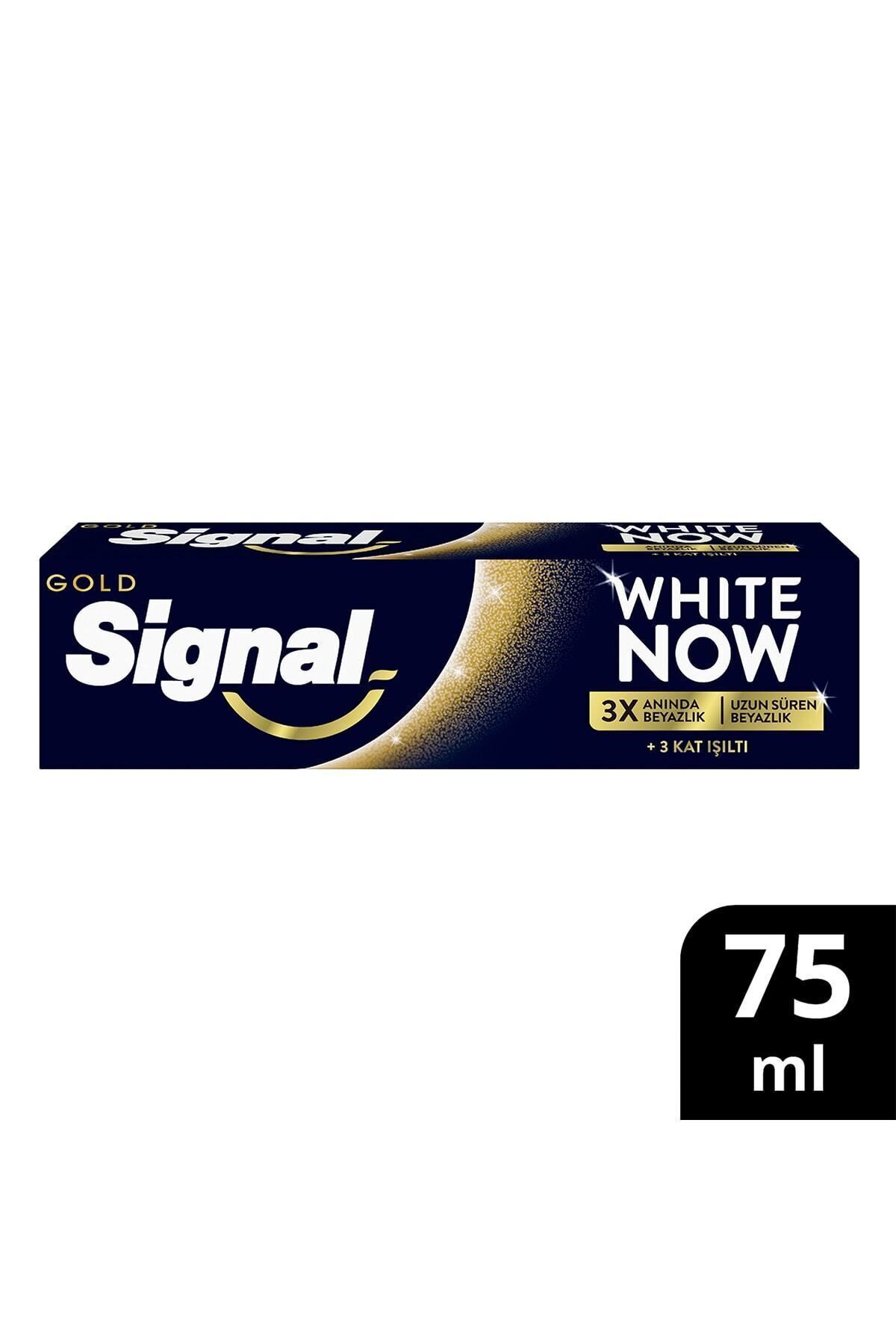 Signal Diş Macunu White Now Gold Anında 3 Kat Beyazlık 75 ml