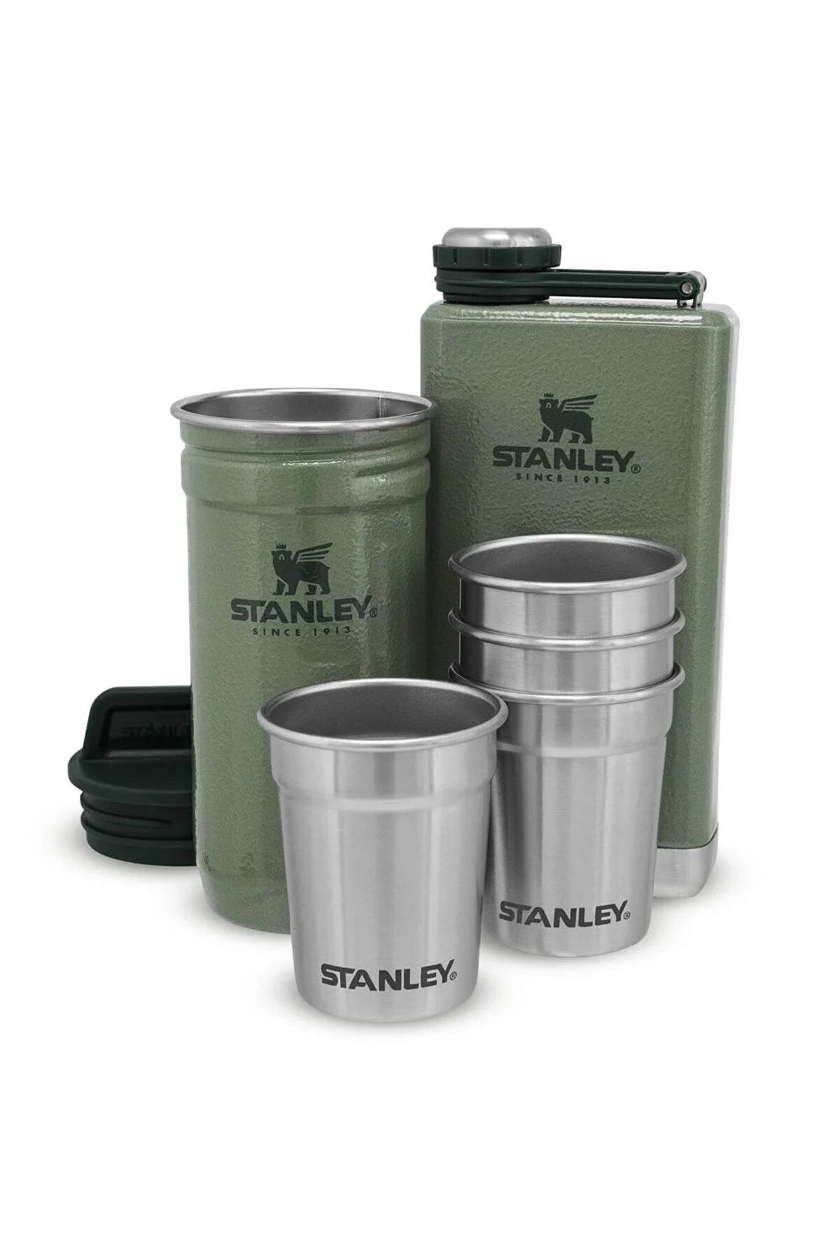 Stanley Adv Gıft Box Shot Gl St H.grn Flask-eu