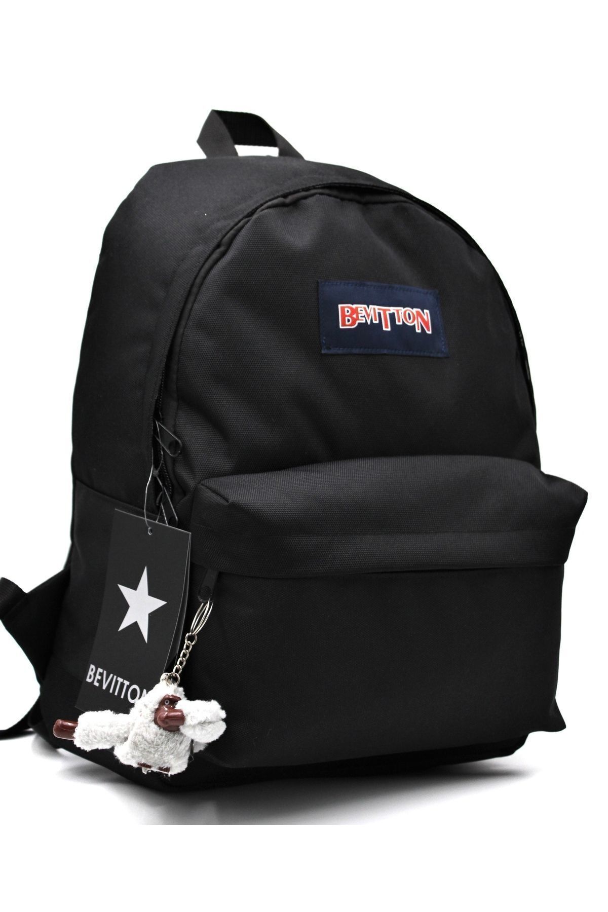 Bevitton Luxury Unisex Black Backpack Sport