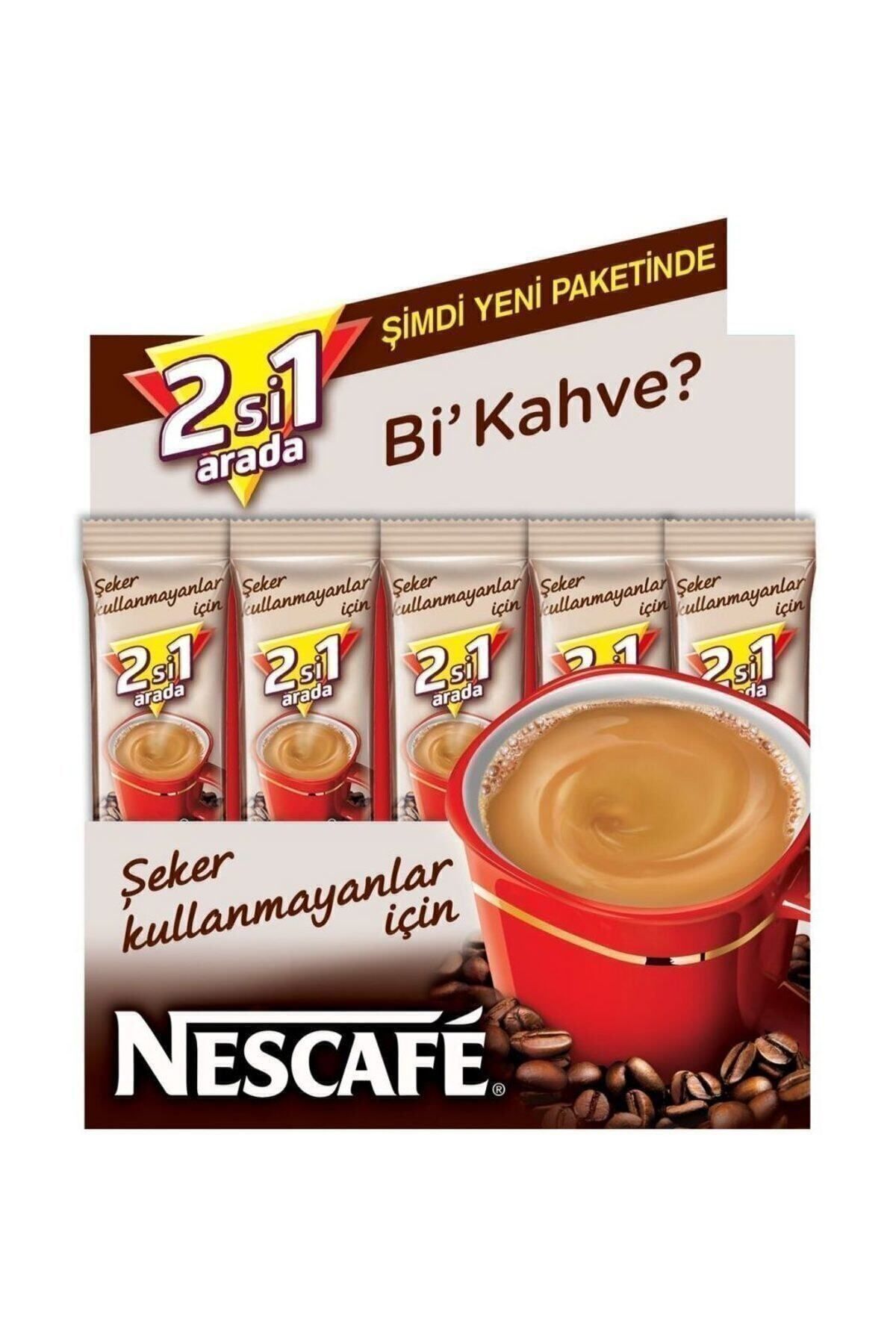 Nescafe 2 +1 Şekersiz Kahve 10 Gr