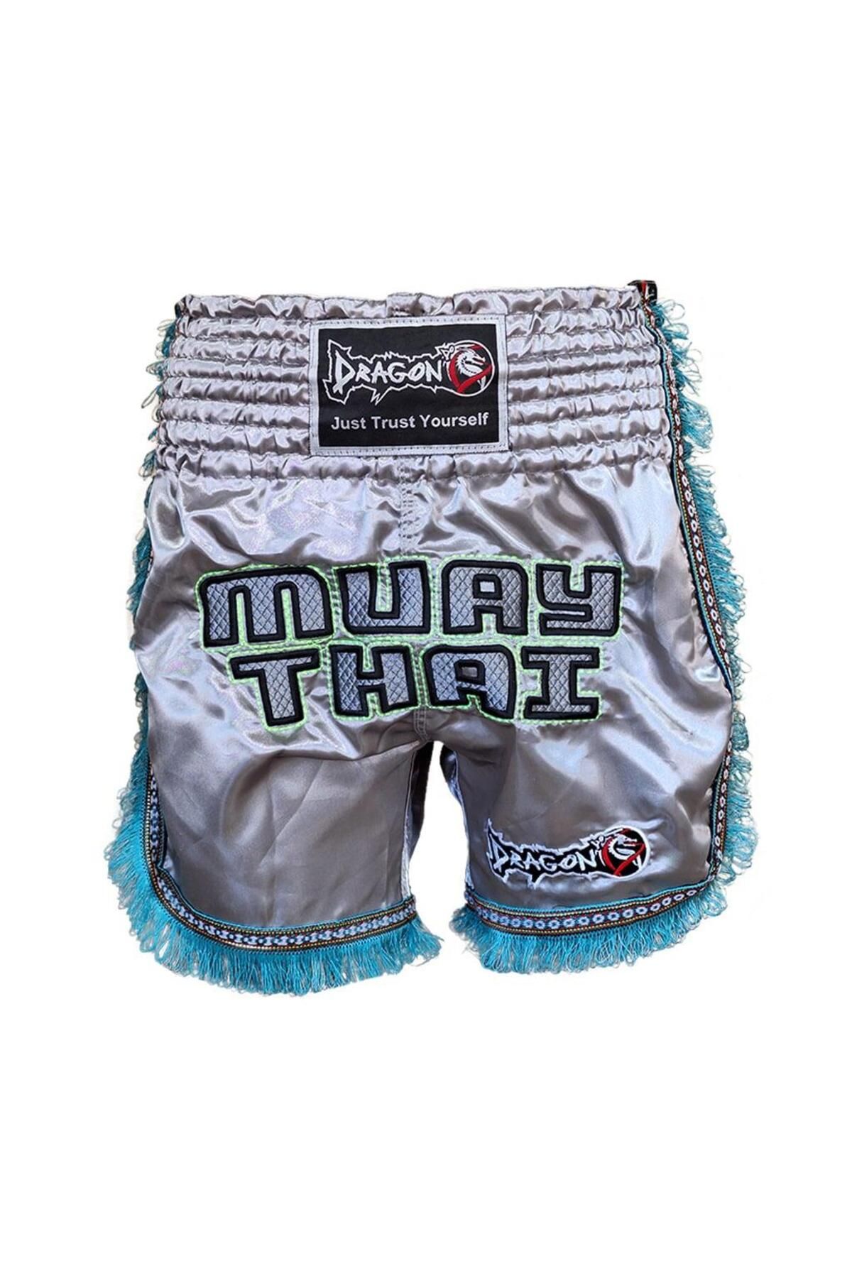 Dragondo MT3020 Muay Thai Apache Şort Püsküllü Şort Püsküllü Muay Thai Şort