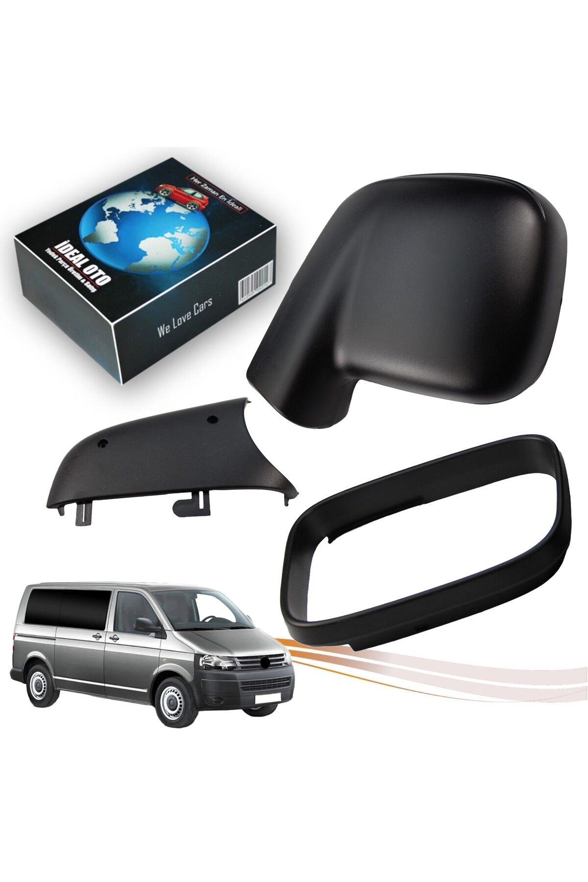 Genel Markalar Vw Transporter T5 Caddy 3 Dış Ayna Kapak Seti Sağ
