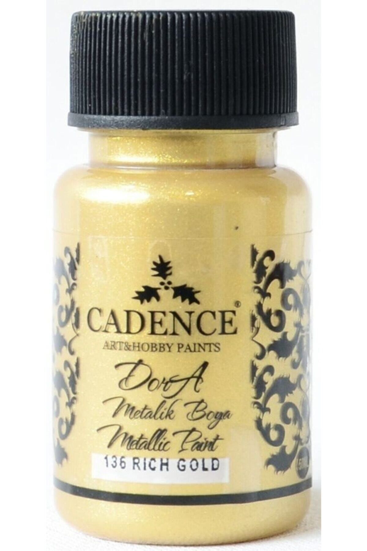 Cadence 136 Rich Gold Dora Metalik Boya 50ml(cc)