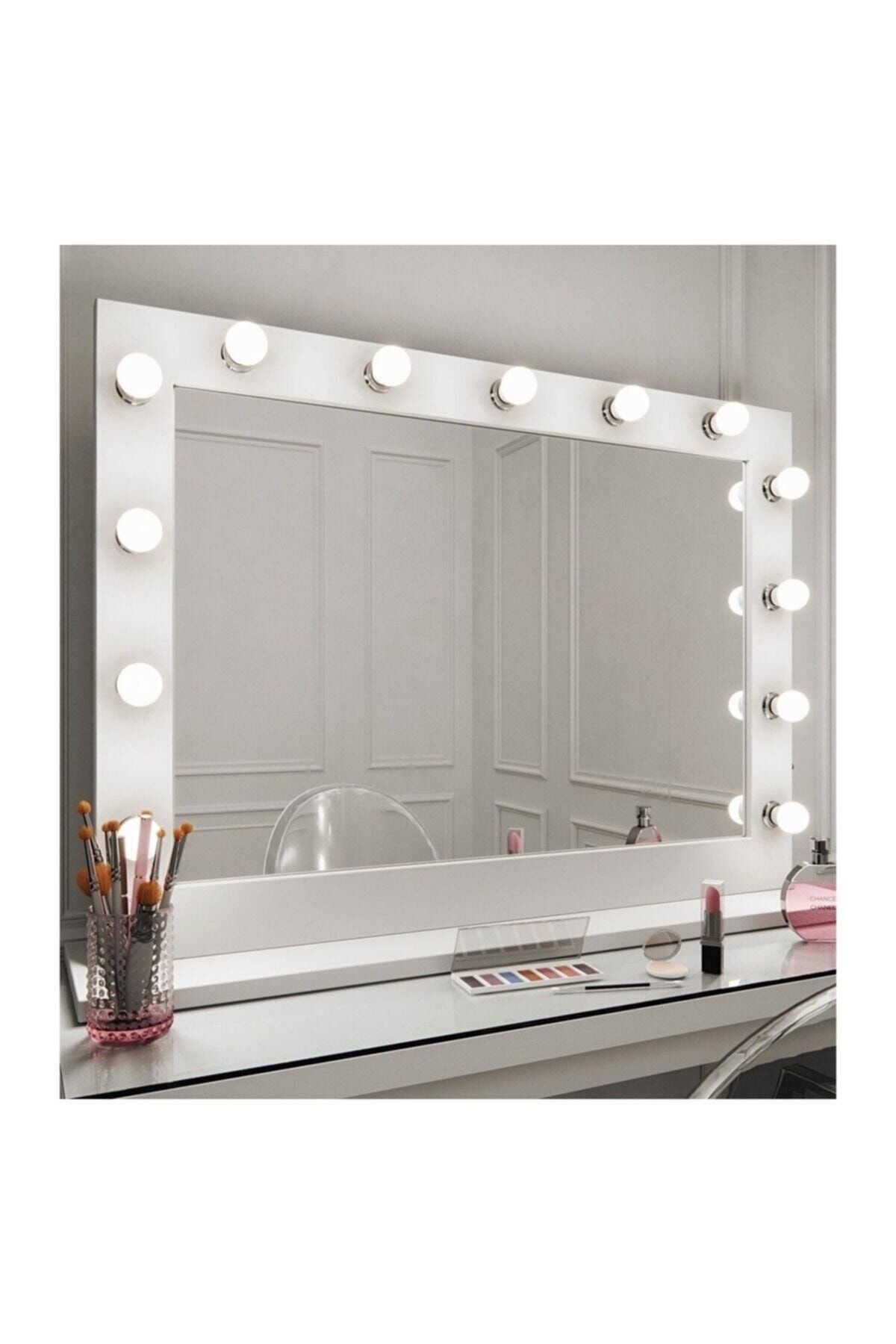 Erşen Design Home Işıklı Kulis Makyaj Aynası 105x85 Cm