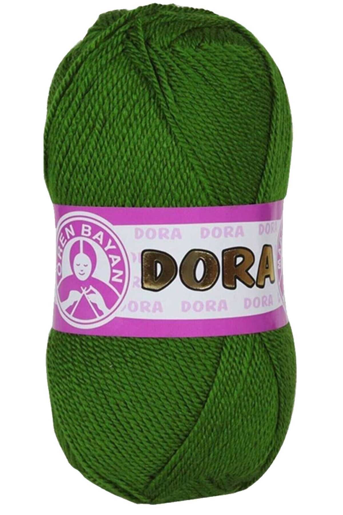 Genel Markalar Dora El Örgü Ipi Yünü 100 gr 087 Yeşil