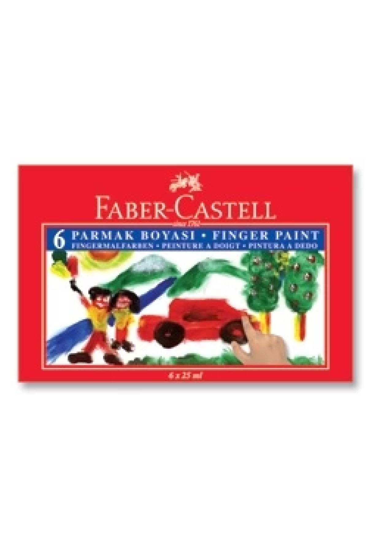 Faber Castell Faber Castel Parmak Boyası 6 Renk