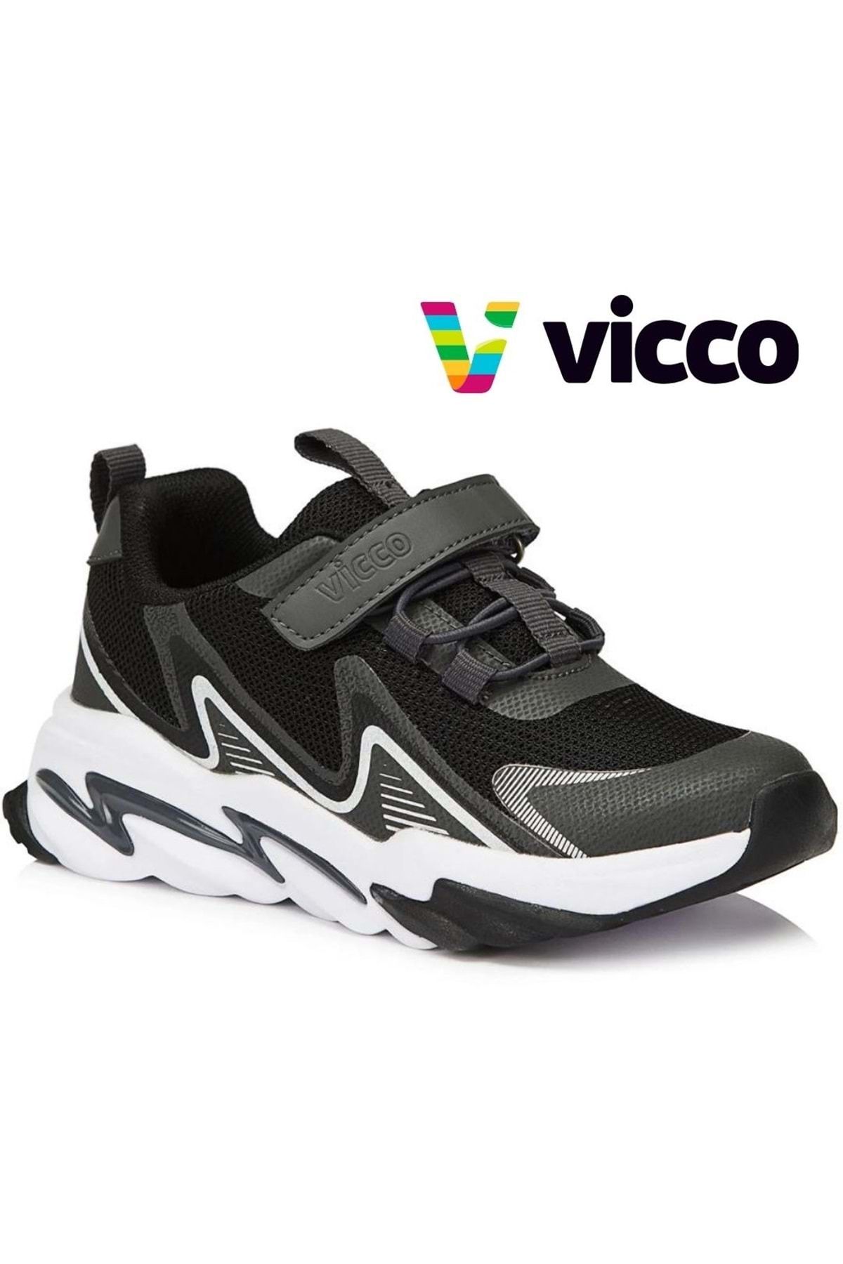 Vicco Wave Ortopedik Çocuk Spor Ayakkabı Siyah