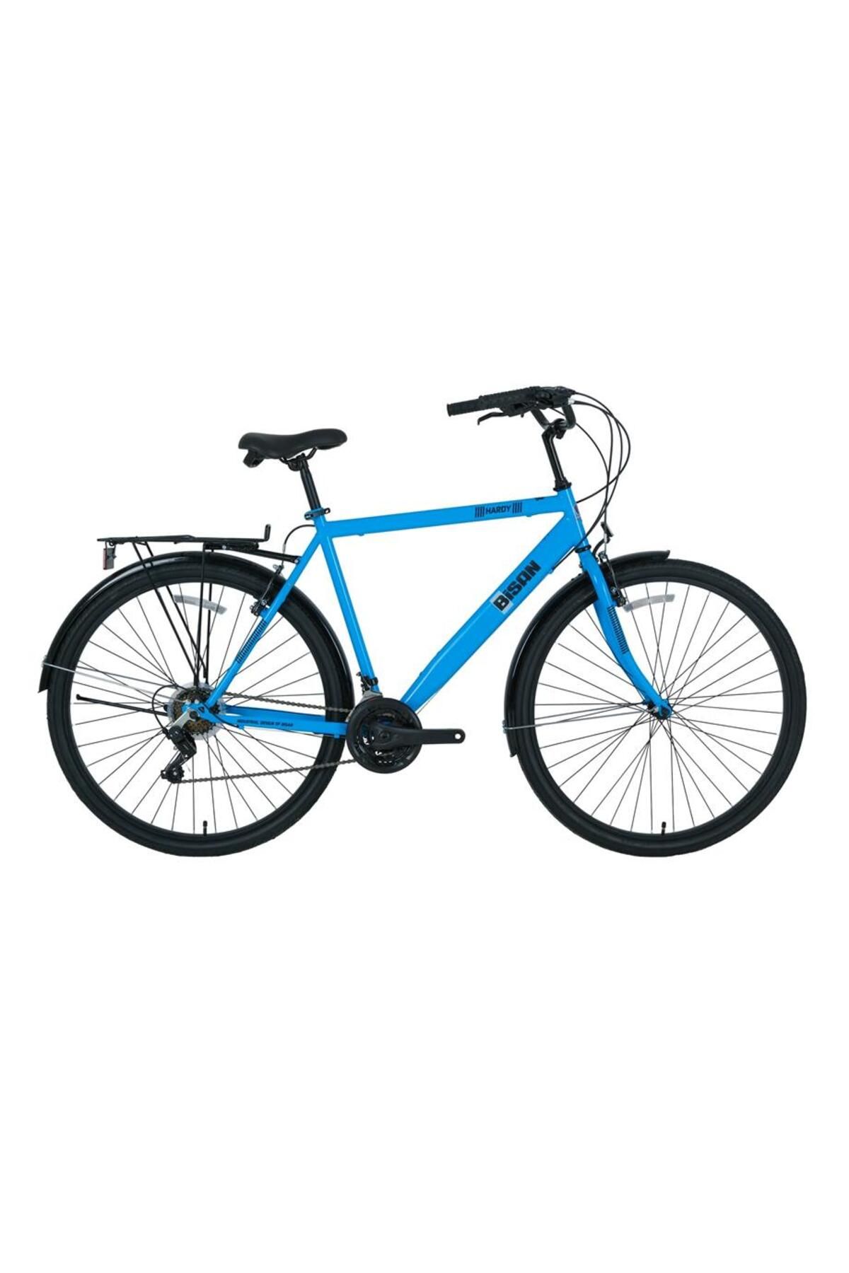 Bisan Hardy-s Erkek Şehir Bisikleti 56cm V 28 Jant 21 Vites Mavi Siyah
