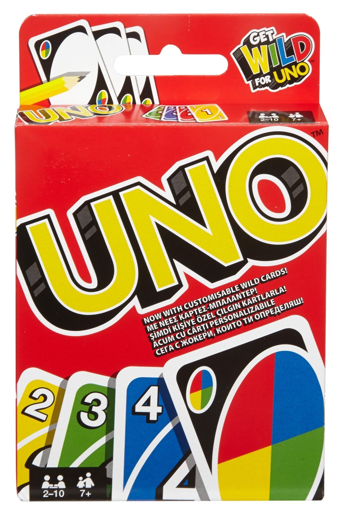UNO Mattel W2087 Kartlar - Renk Ve Sayı Eşleştirmeli Klasik Kart Oyunu