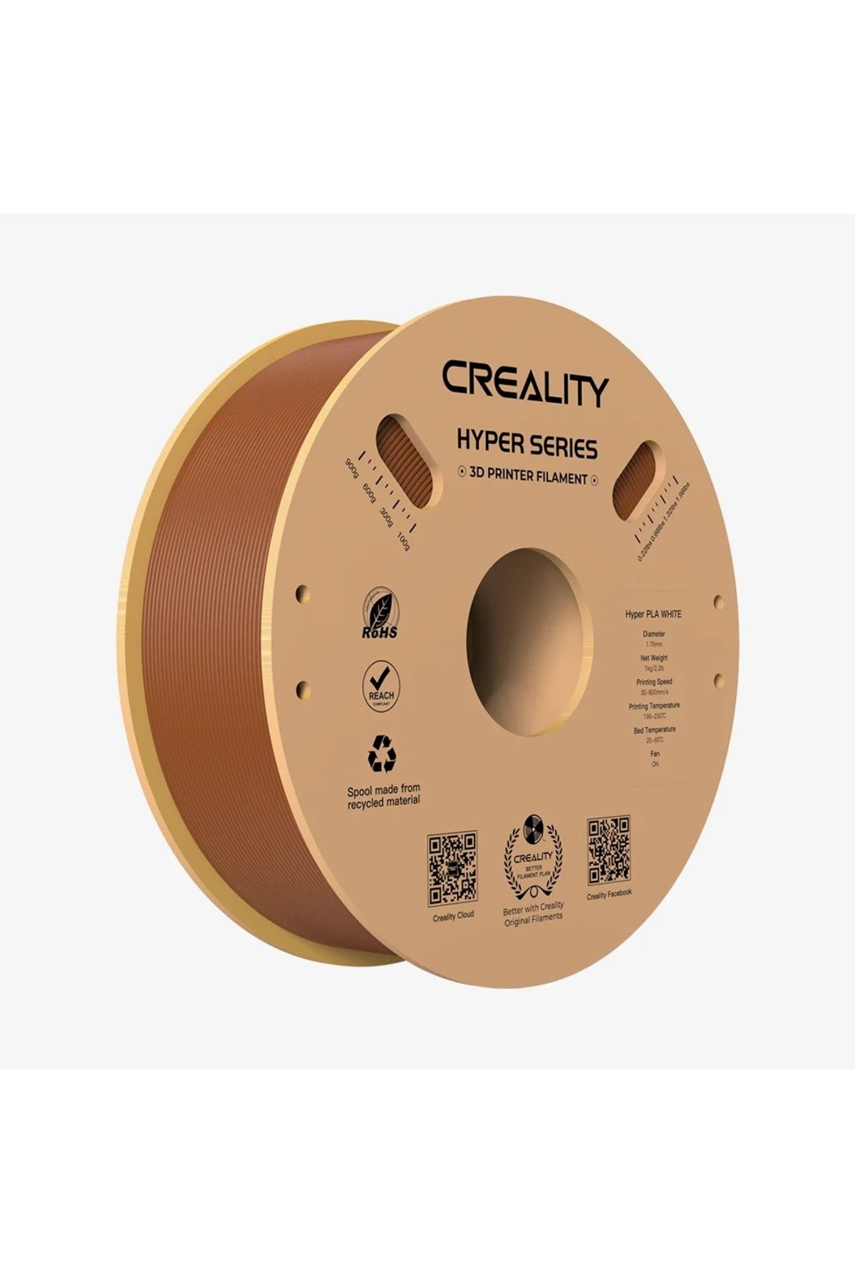 CREALITY 3D Creality Hyper Pla Filament Kahverengi 1.75mm 1kg