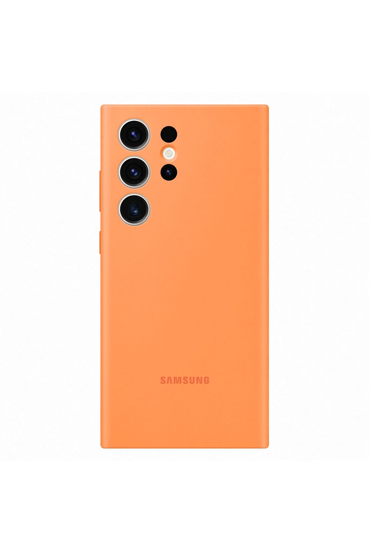 Samsung Galaxy S23 Ultra Silikon Kılıf - Turuncu