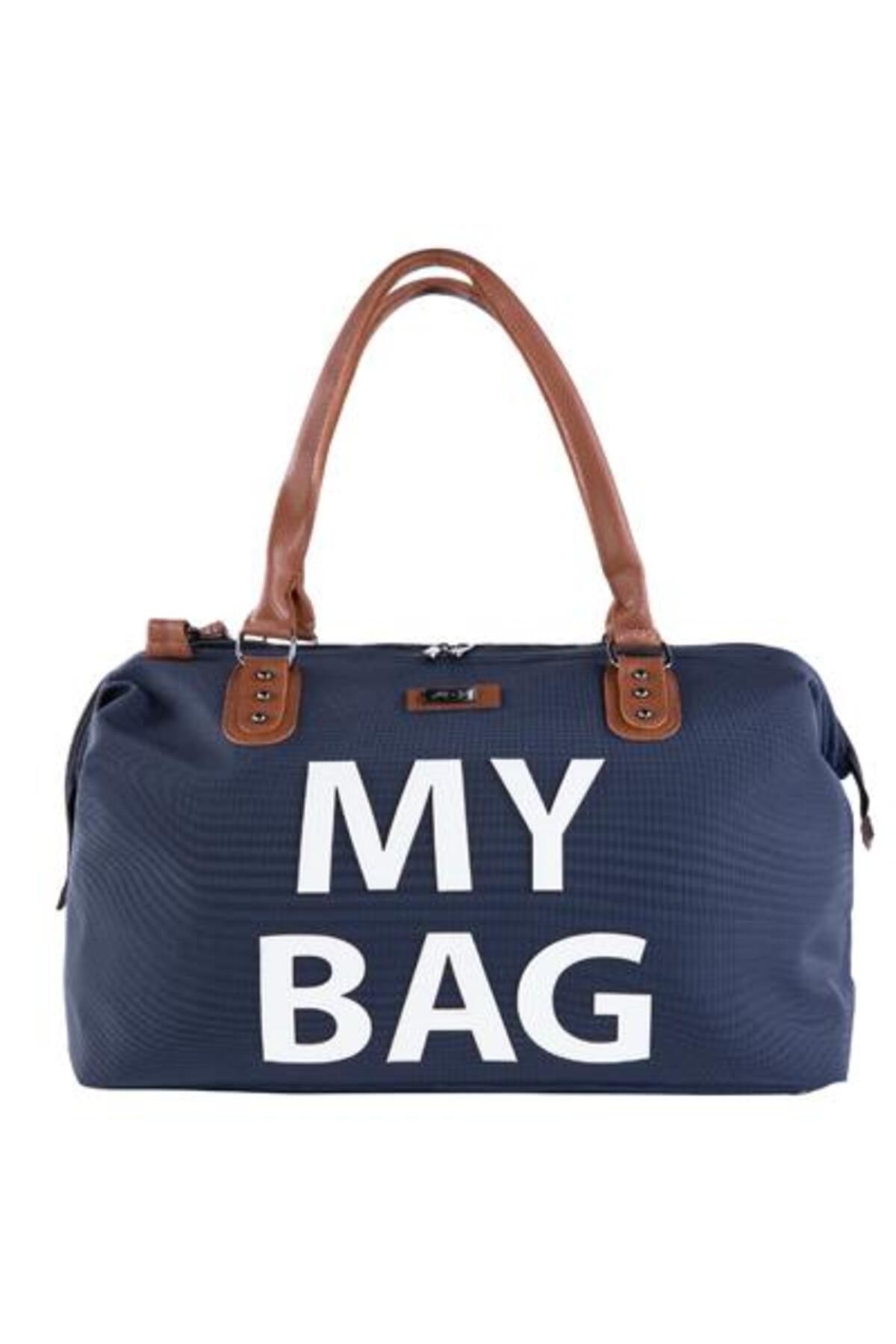 M&Y COLLLECTİON M&y My Bag Deri Anne Bebek Bakım Çantası 7070 Lacivert