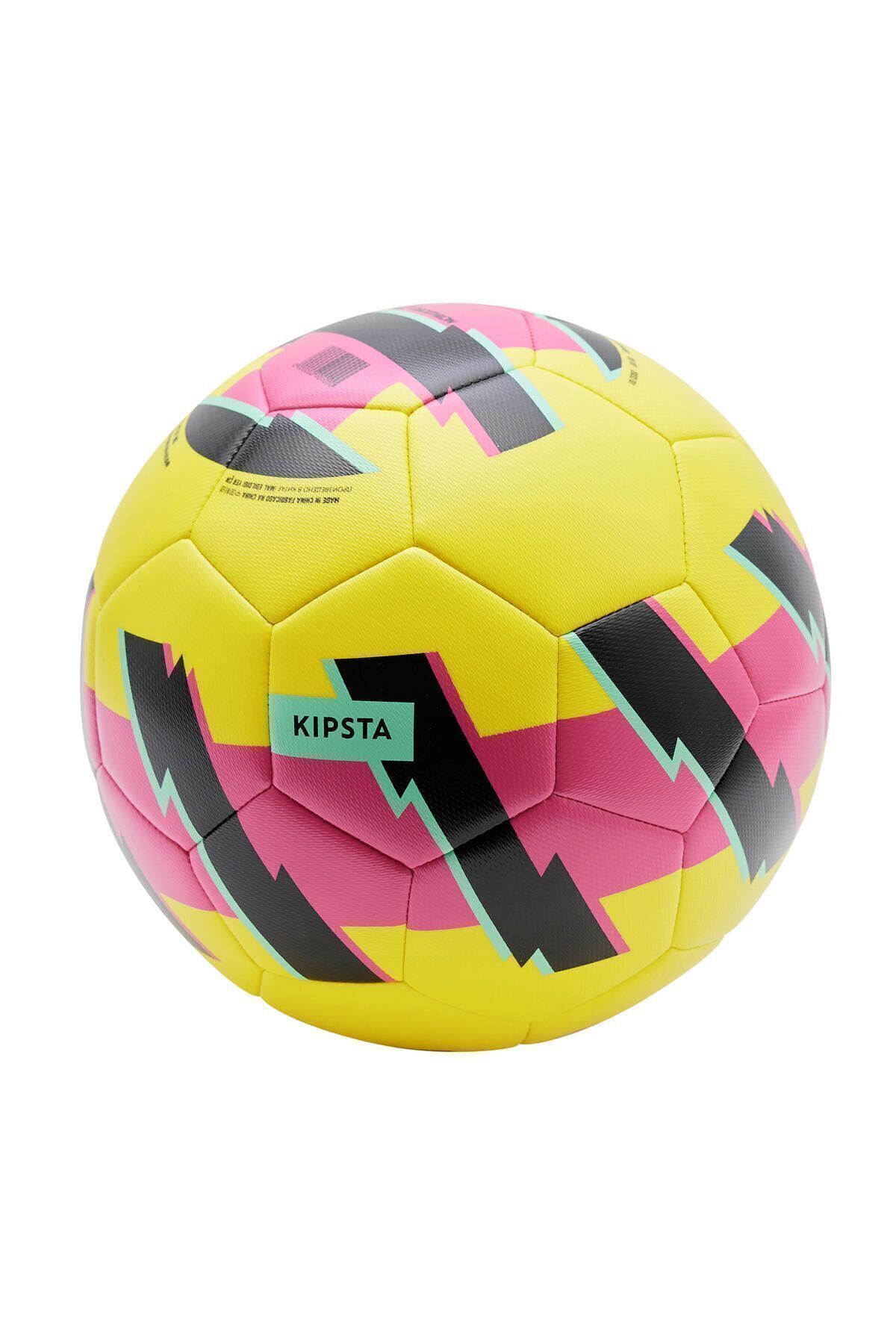 Decathlon Öğretici Futbol Topu - 5 Numara - Sarı / Pembe - Learning Ball