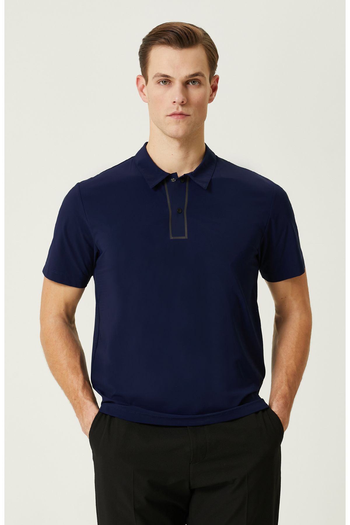 Network N-Tech Lacivert Polo Yaka T-shirt