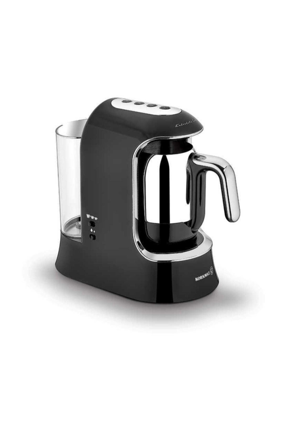 KORKMAZ Kahvekolik Aqua Siyah/krom Otomatik Kahve Makinesi A862-01