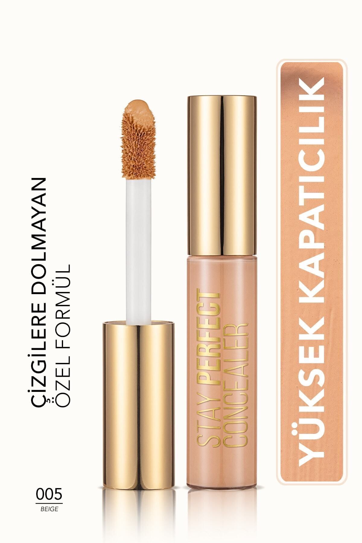 Flormar Doğal Bitişli Kapatıcı (soğuk Alt Ton) - Stay Perfect Concealer - 005 Beige - 8682536037150