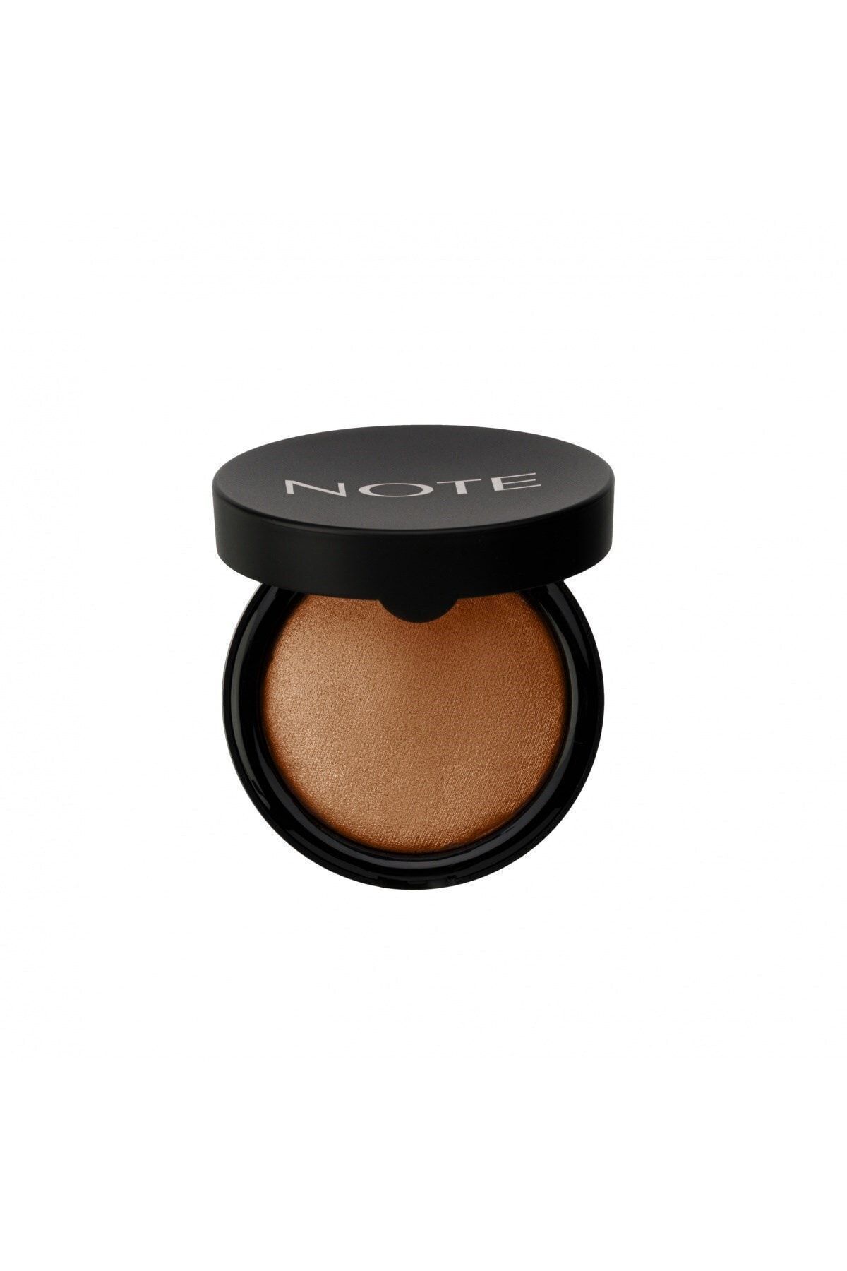 Note Cosmetics Super Terracotta Pudra Super Işıltılı Highlighter 03 Caramel Cake_x