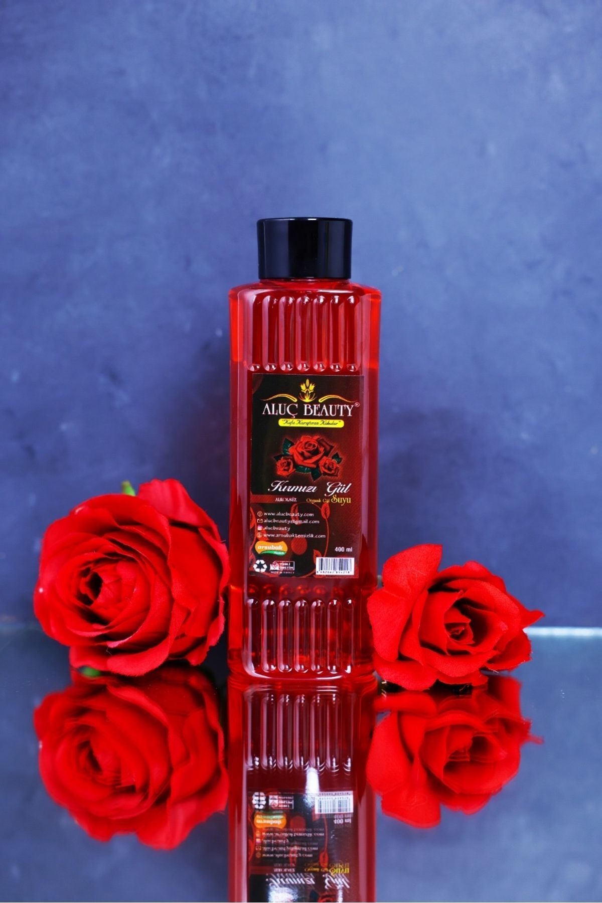 ALUÇ BEAUTY Kırmızı Gül Organik Gül Suyu