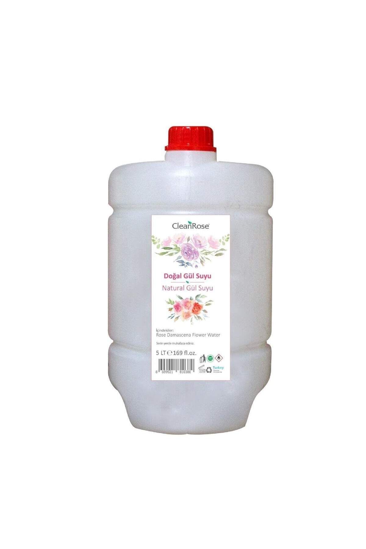 Clean Rose Doğal Gül Suyu 5 Lt.