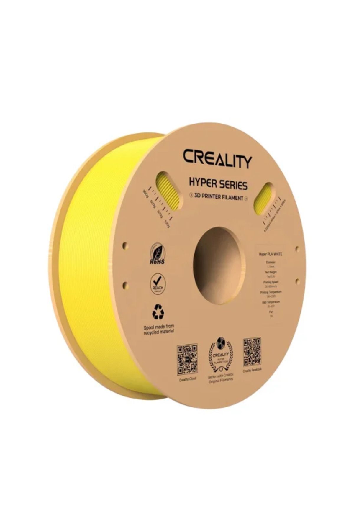 CREALITY 3D Creality Hyper Pla Filament Sarı 1.75mm 1kg
