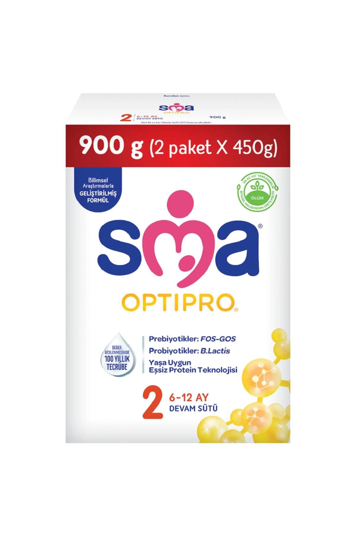 SMA Optipro 2 Probiyotik Devam Sütü 900 gr