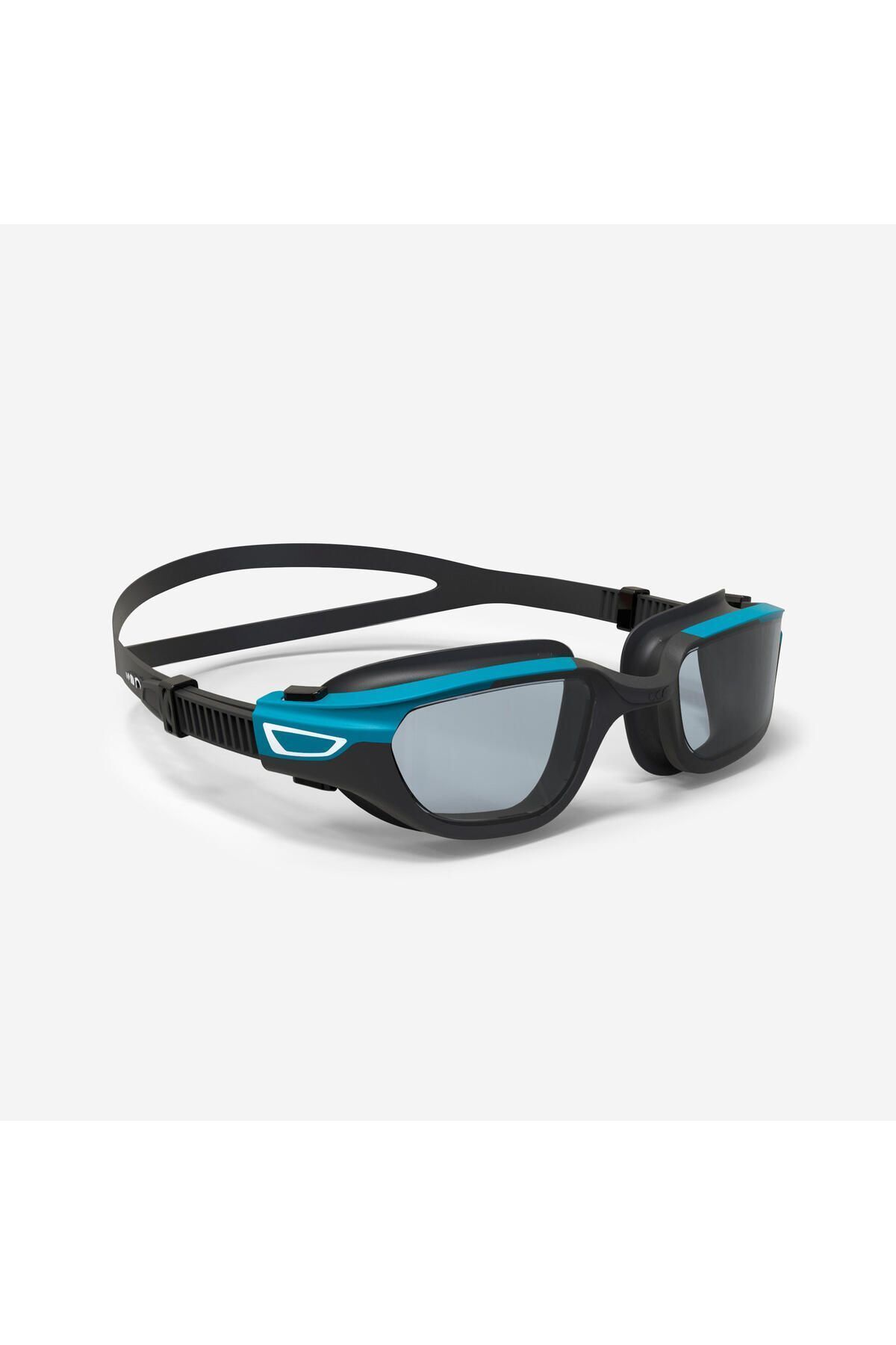 Decathlon Yüzücü Gözlüğü - Siyah / Mavi - Polarize Camlar - L Boy - Spirit