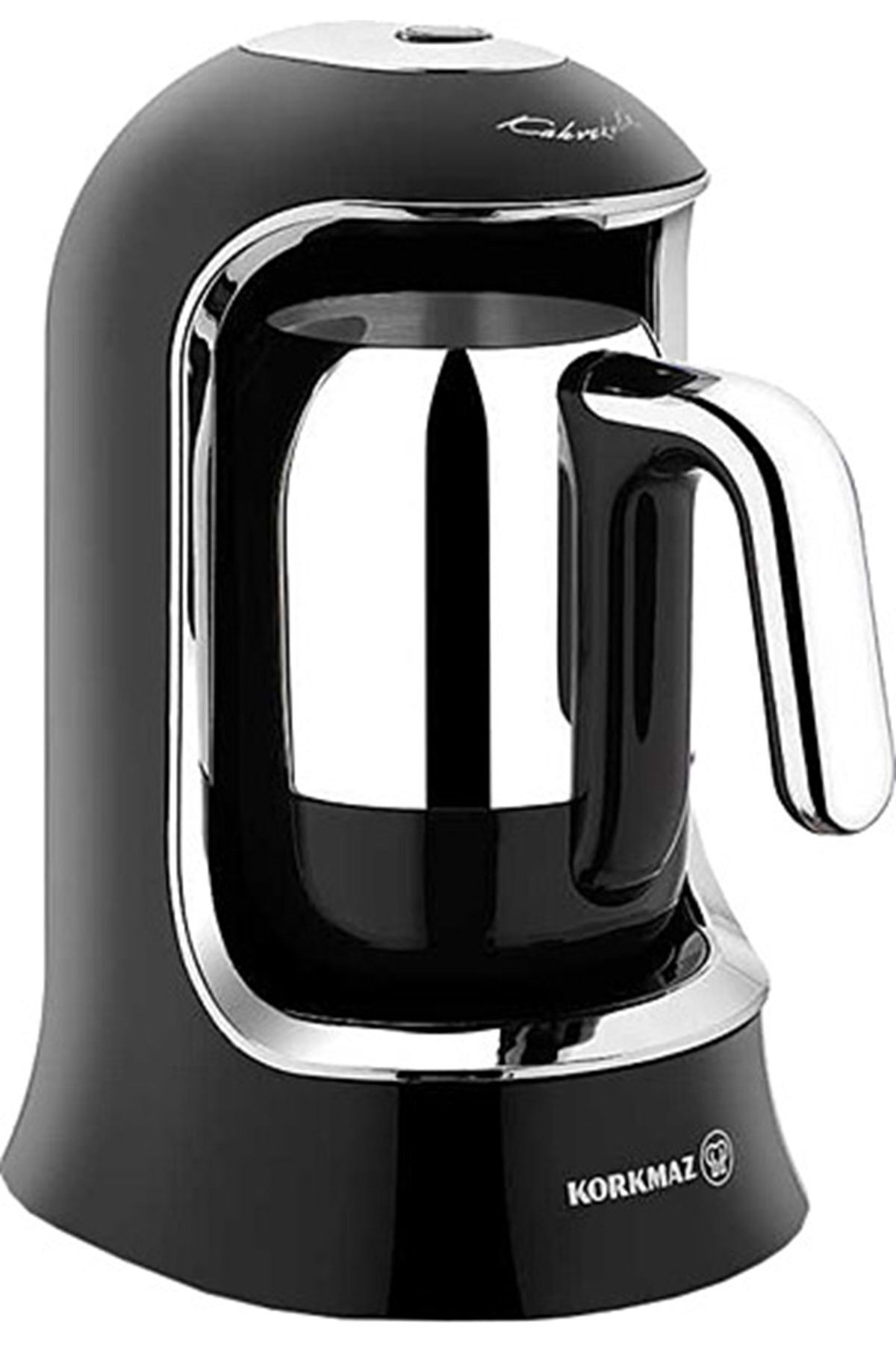 KORKMAZ A860-07 Kahvekolik Siyah/krom Otomatik Kahve Makinesi
