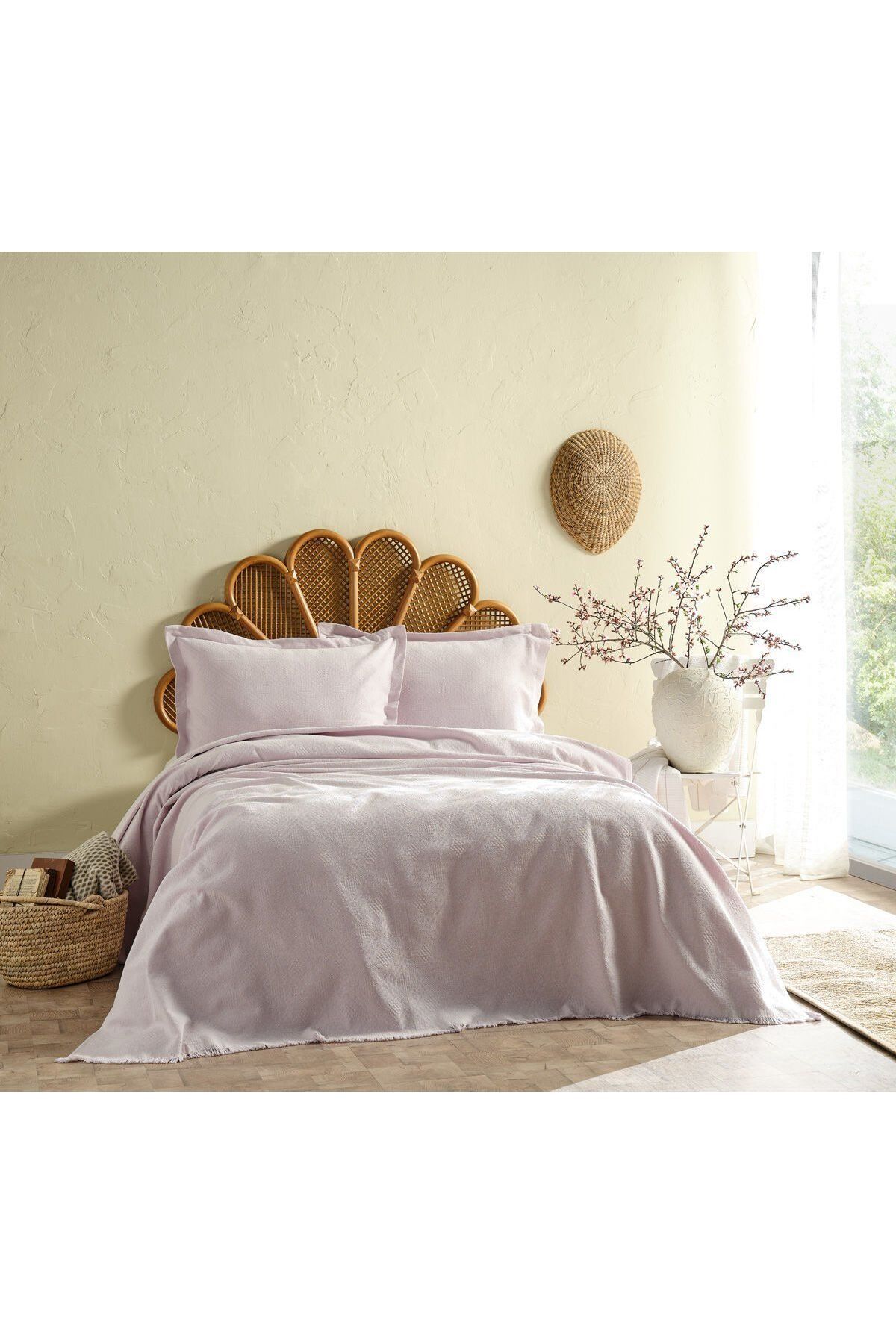 Doqu Home Lillia Pike Seti Lillia Tek Kişilik - Lila