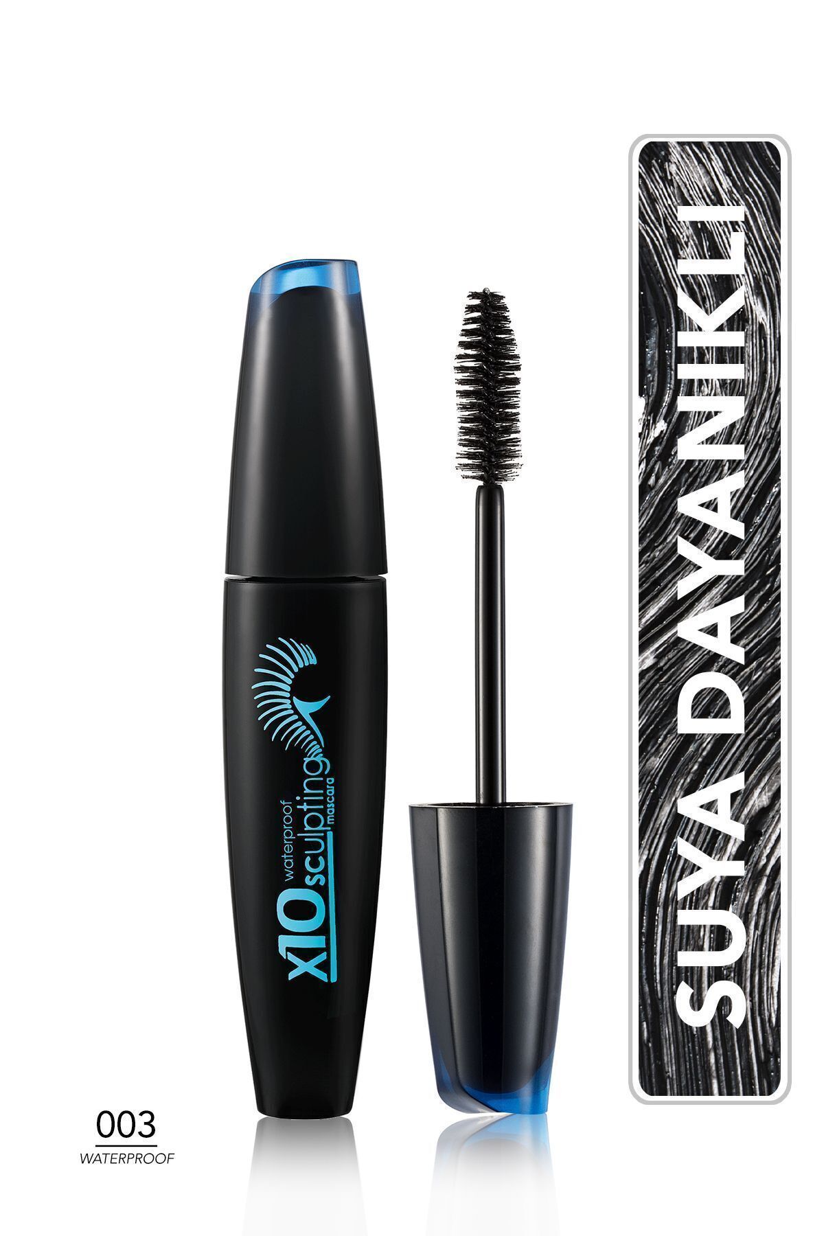 Flormar Uzatan & Kıvrım Veren Suya Dayanıklı Maskara (Siyah) - X10 Sculpting Mascara - 003 - 8690604110728