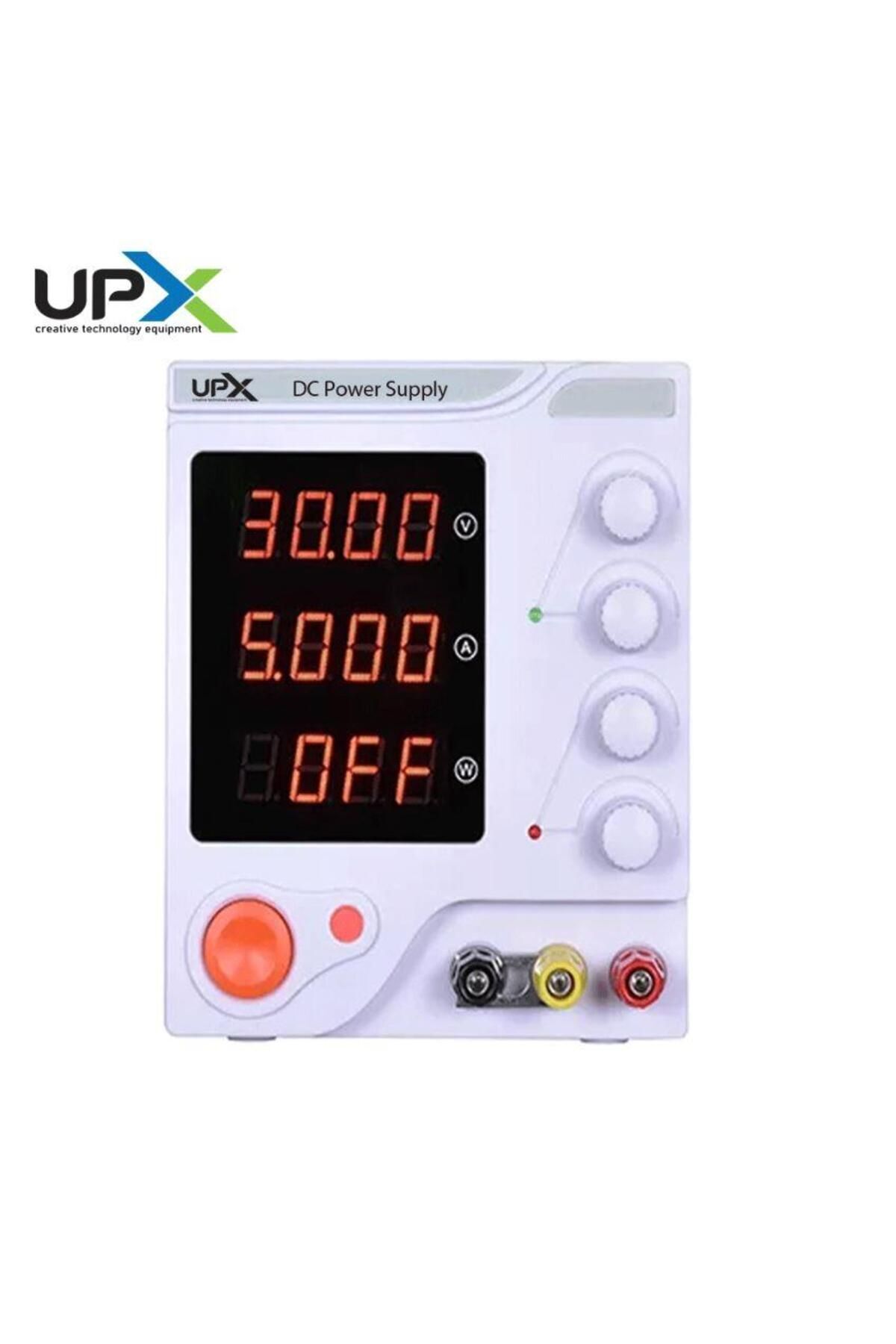 UPX K6005f 0- 60v 0-5amp Tek Çıkışlı Dc Ayarlı 4 Haneli Güç Kaynağı