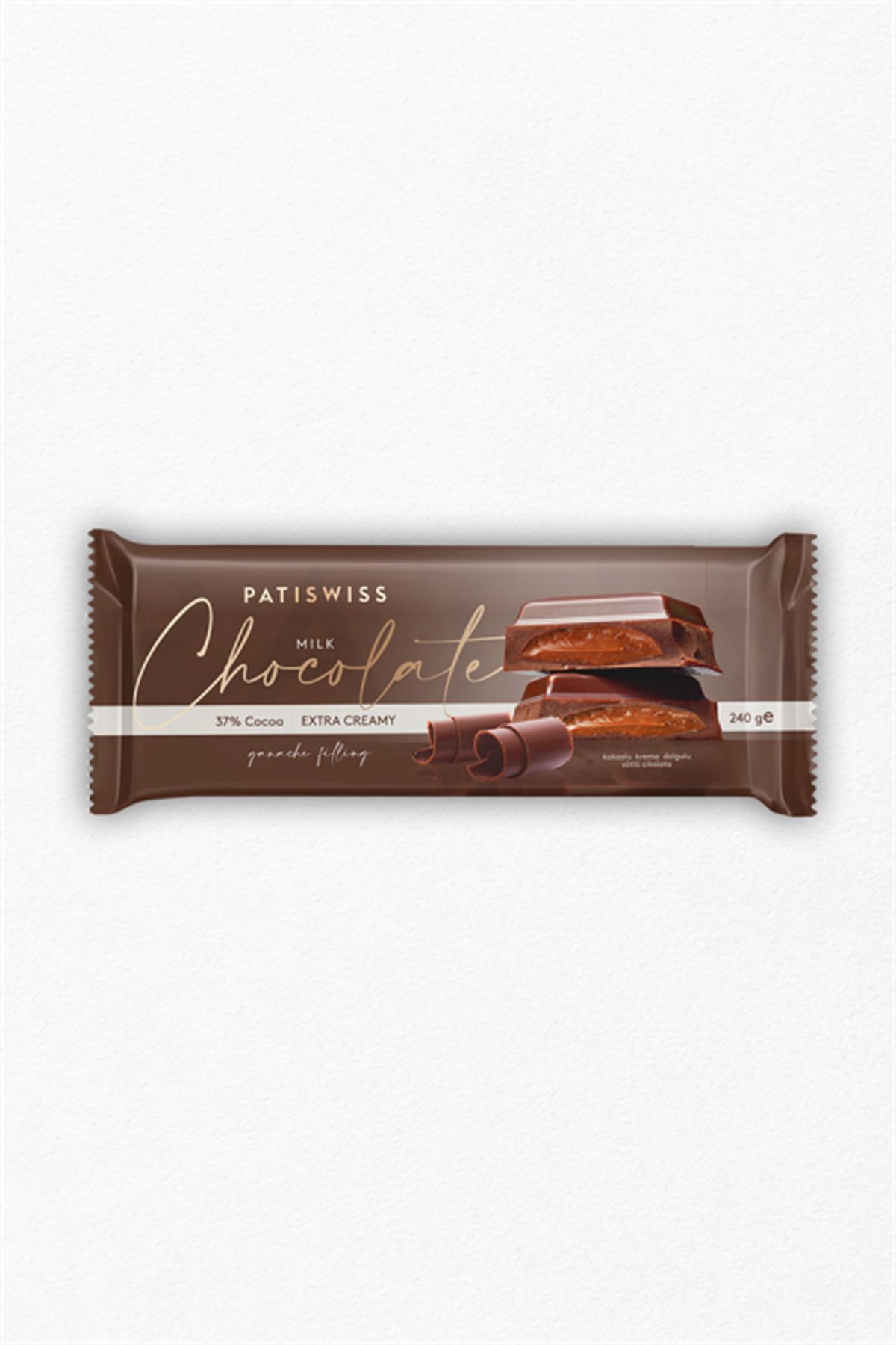 Patiswiss Kakao Krema Dolgulu Sütlü Çikolata 240g