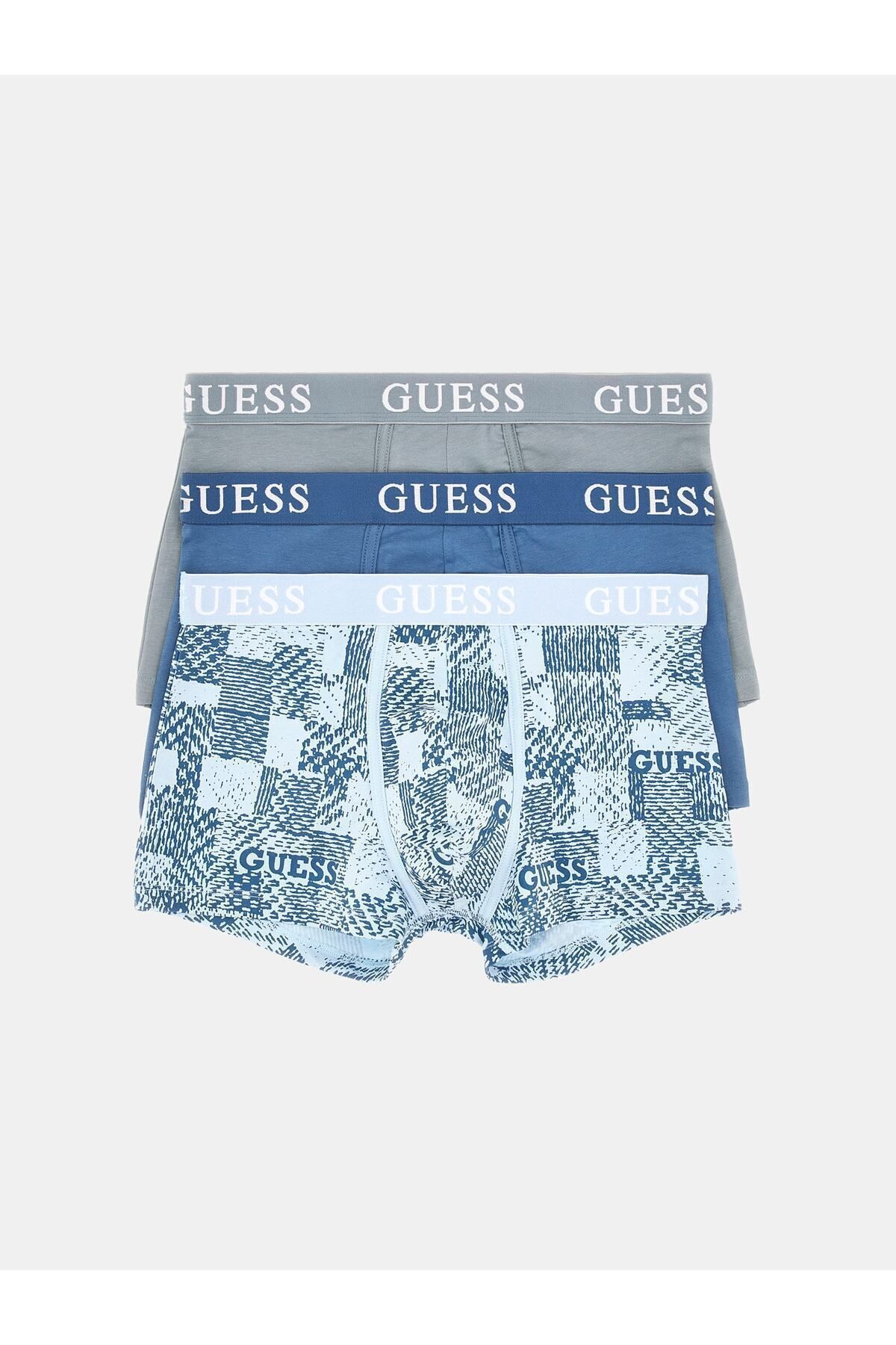 Guess Joe Erkek 3'Lü Boxer Set