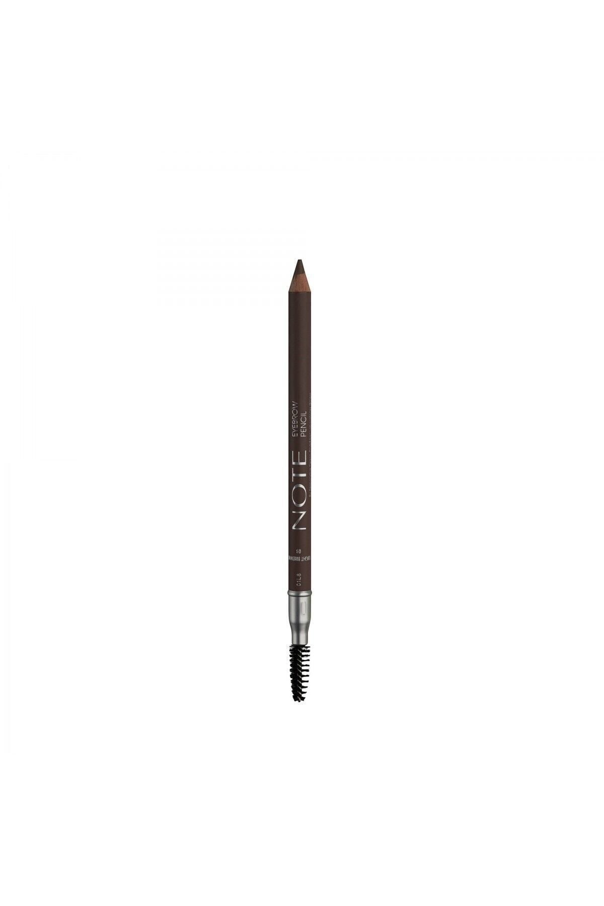 Note Cosmetics Fırçalı Kaş Kalemi 03 Light Brown - Açık Kahverengi