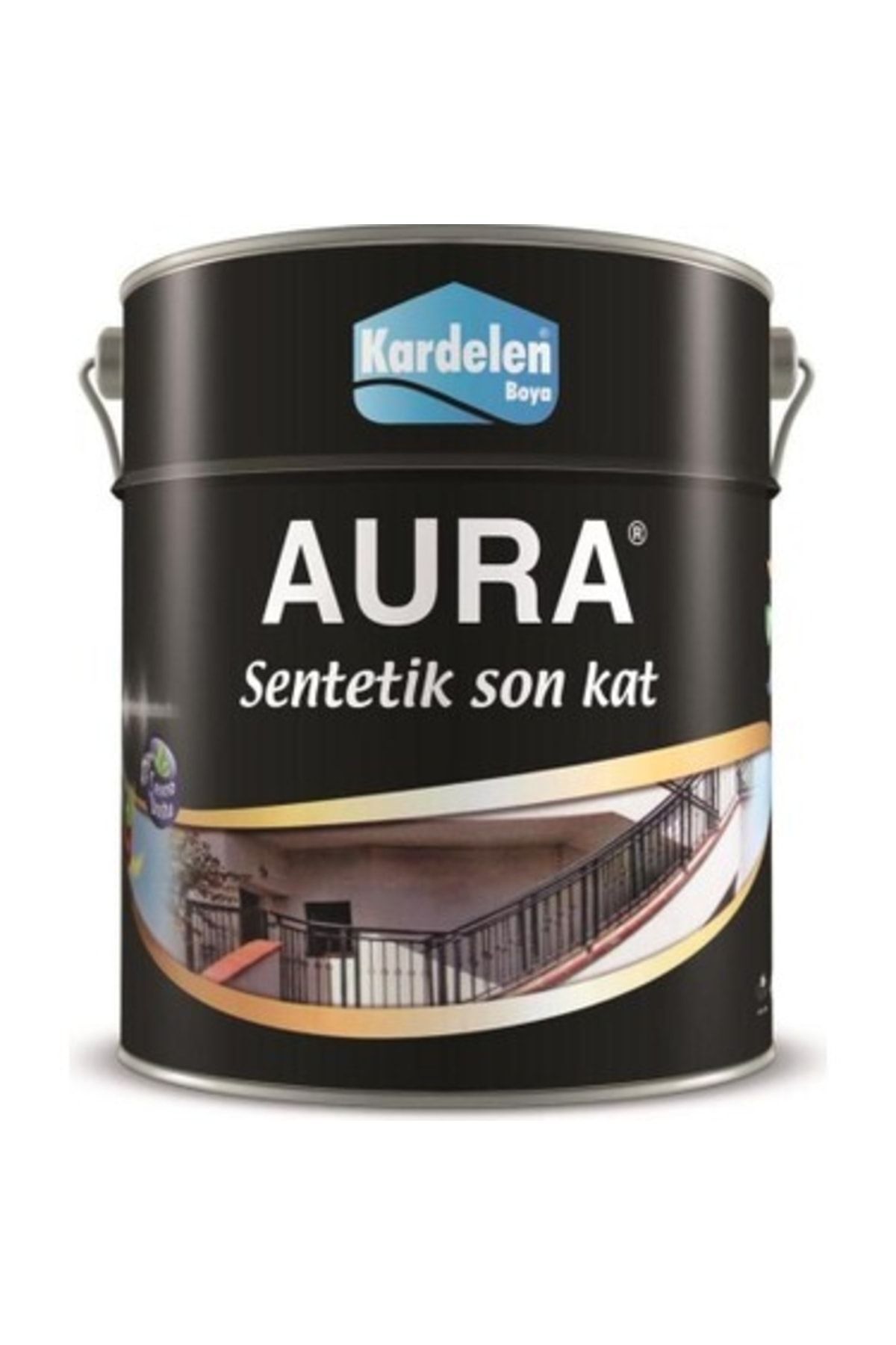 Kardelen Sentetik Yağlı Ahşap Demir Metal Boya Altın Sarı Renk 3 kg