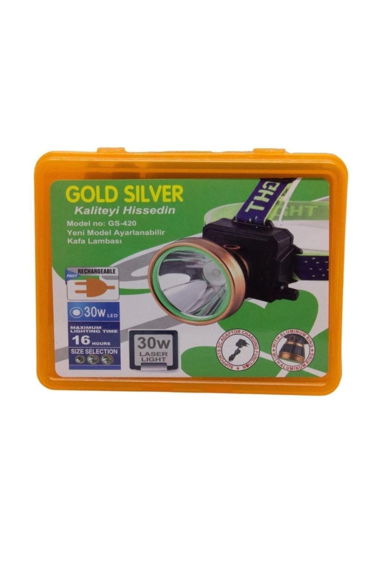 GoldSilver Gold Silver Gs-420 30w Zoomlu Şarjlı Kafa Lambası