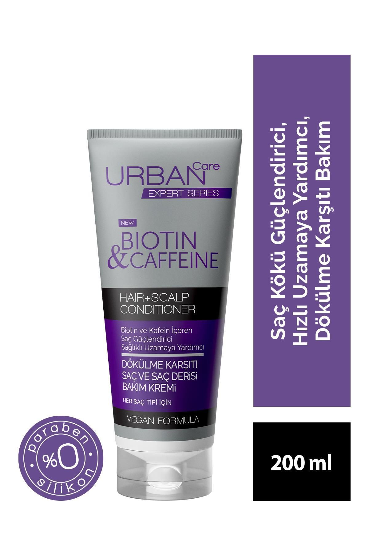 Urban Care Expert Biotin Ve Kafein Dökülme Karşıtı Saç Kremi-200ml-vegan-hızlı Uzamaya Yardımcı