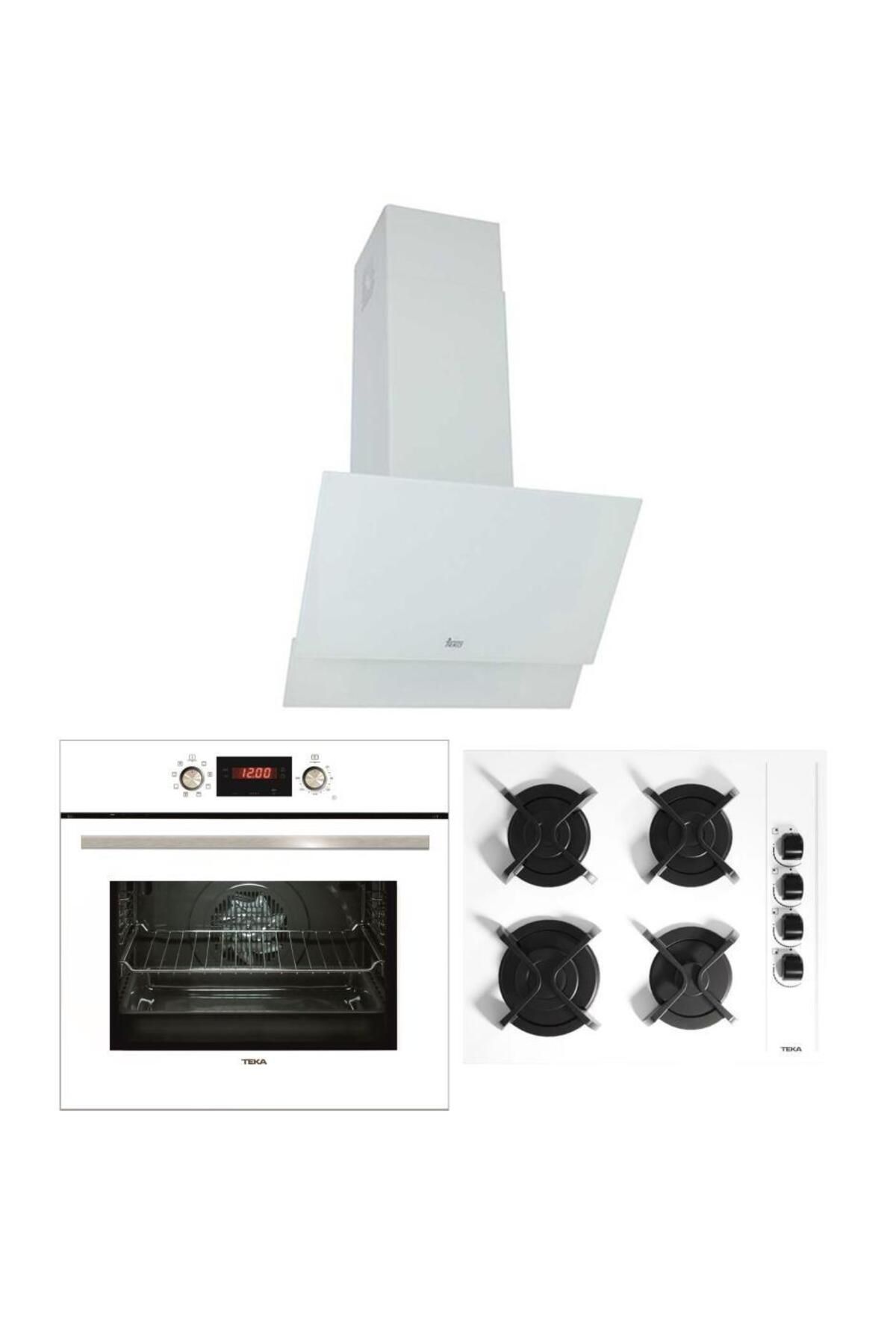 Teka Beyaz Ankastre Set (TVT 60-GBC 64002 KBC WH - HAK 629 WH)